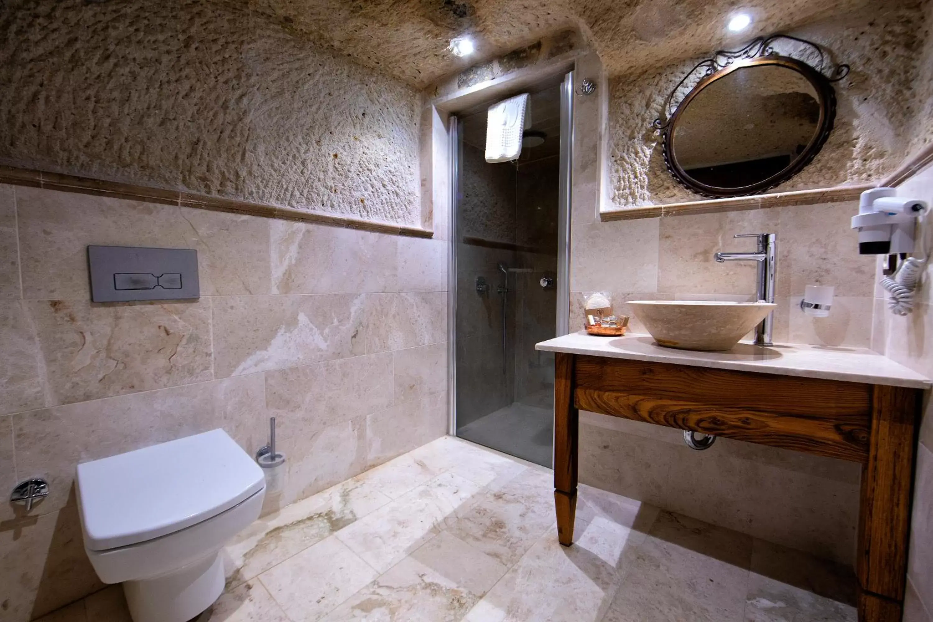 Bathroom in Aza Cave Cappadocia