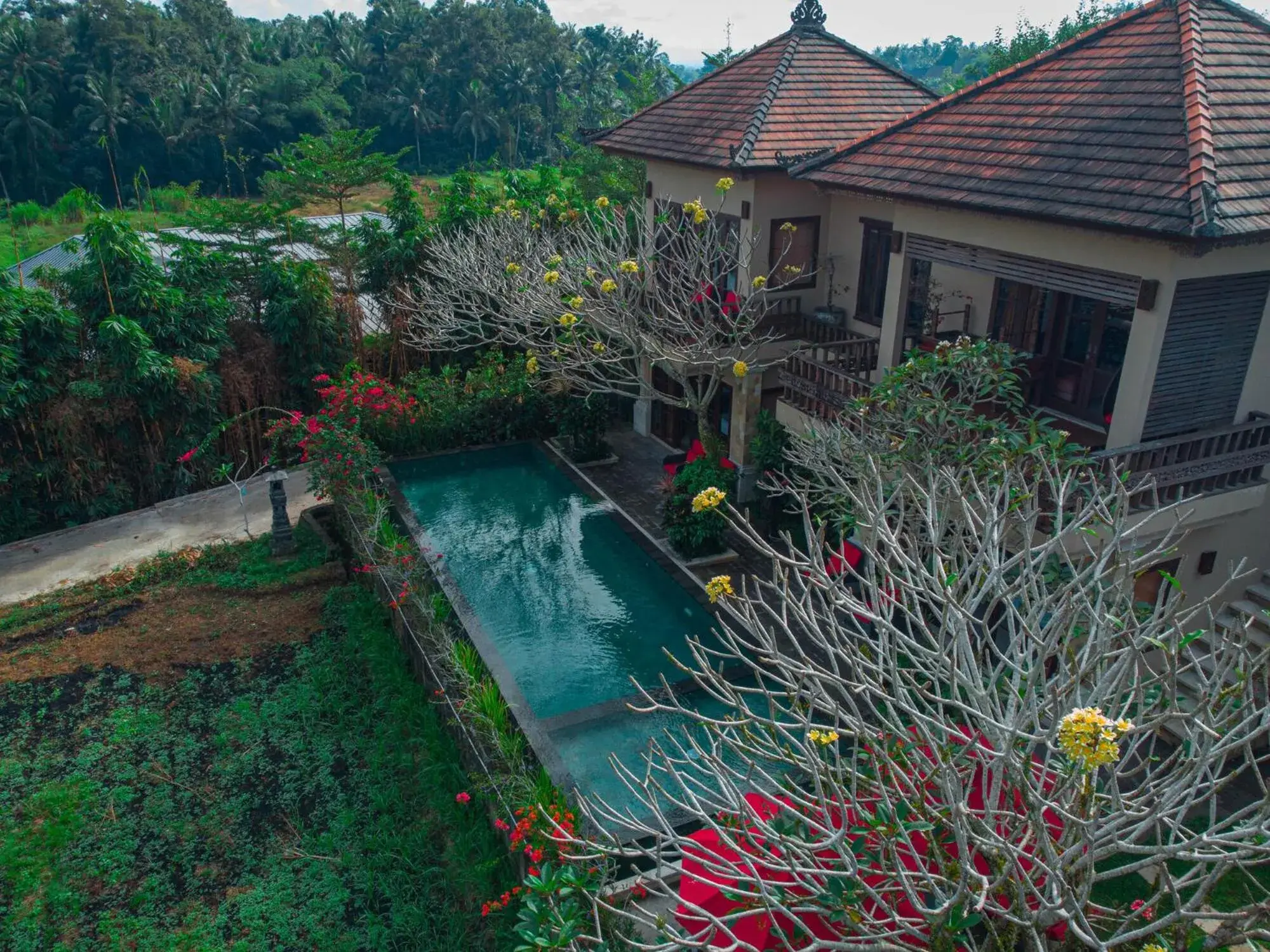 Bird's eye view, Pool View in Uma Stana Villa