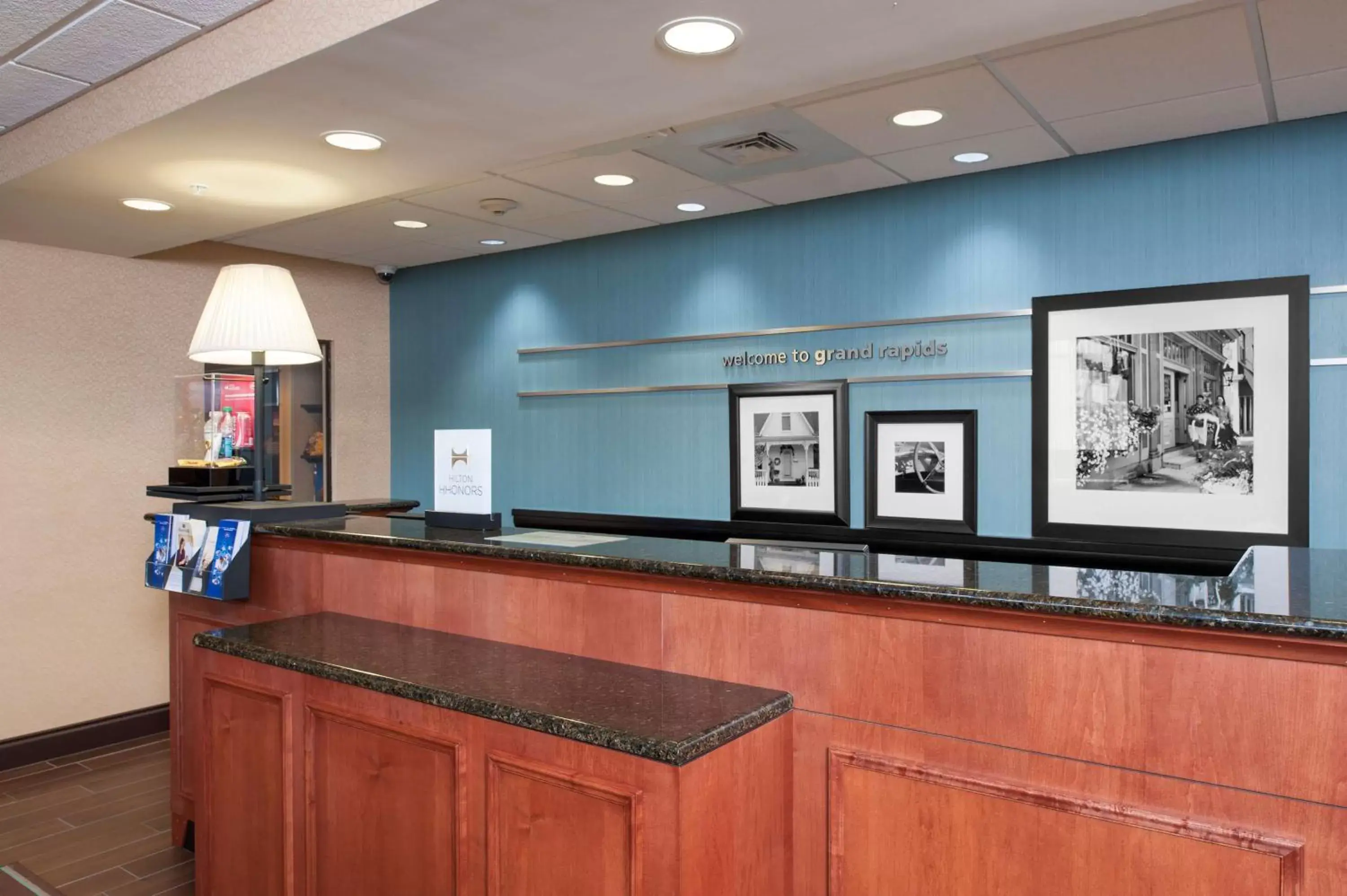 Lobby or reception in Hampton Inn & Suites Grand Rapids-Airport 28th St Lobby or reception in Hampton Inn & Suites Grand Rapids-Airport 28th St