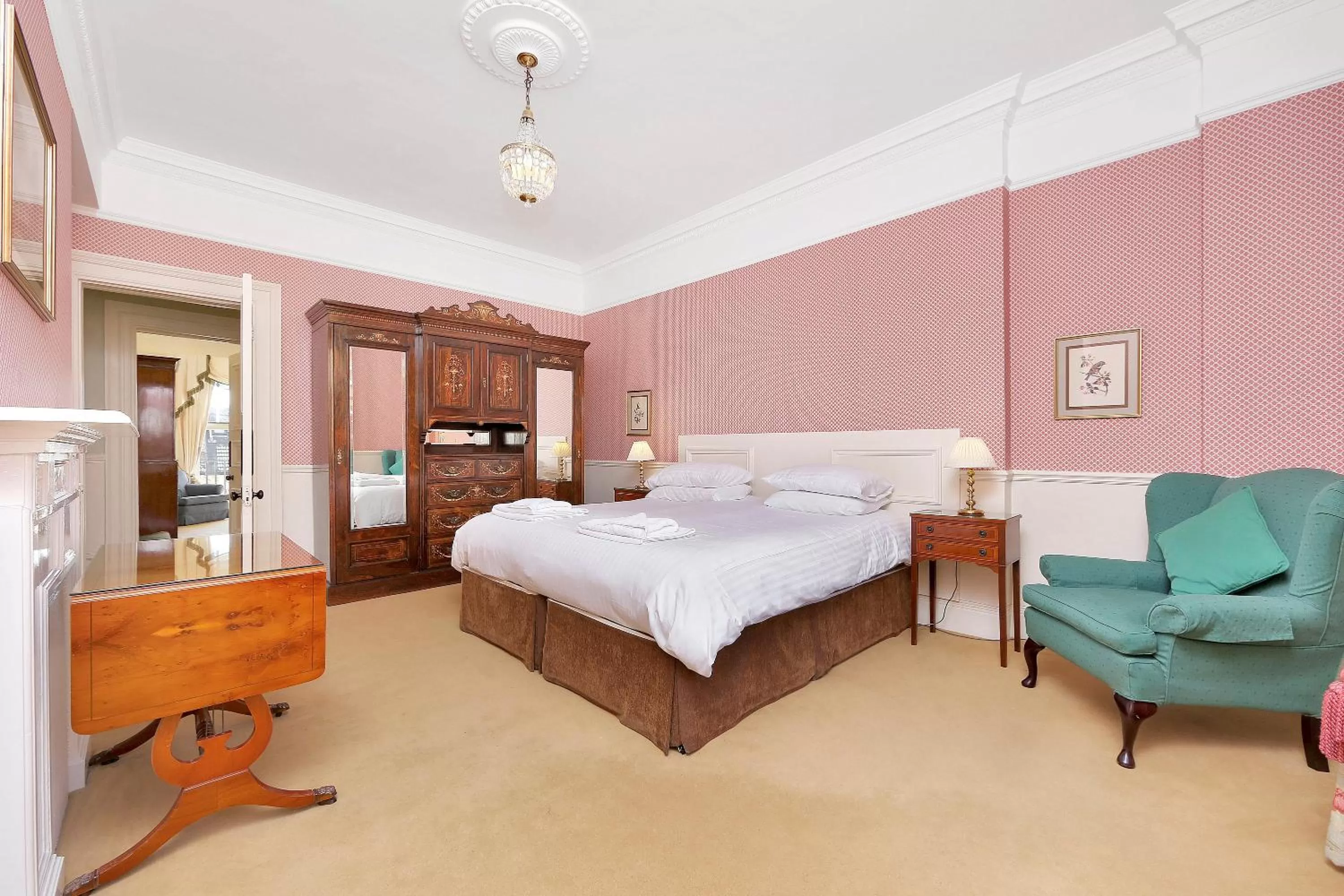 Photo of the whole room, Bed in No1 The Mansions By Mansley