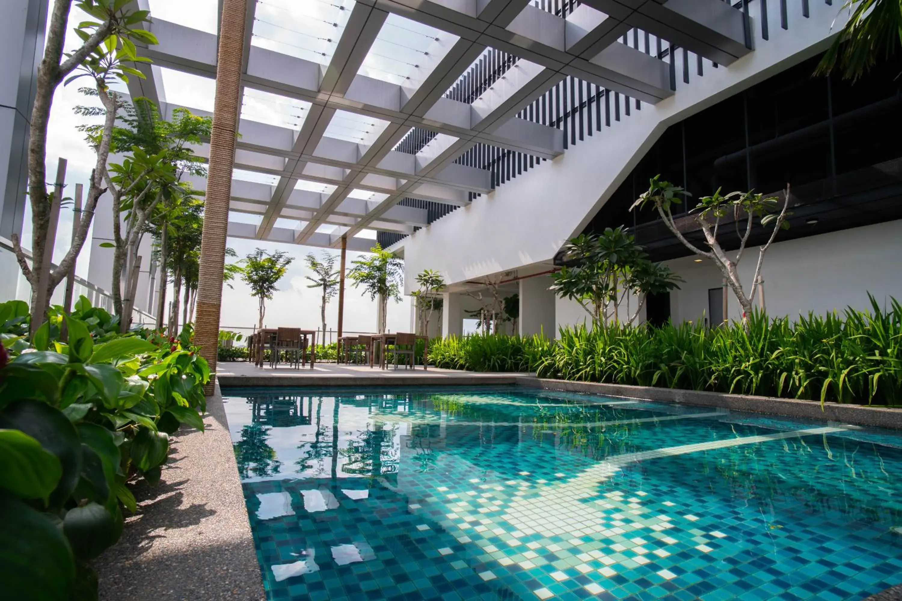 Swimming Pool in Aurora Pavilion Bukit Jalil by Ody Suites