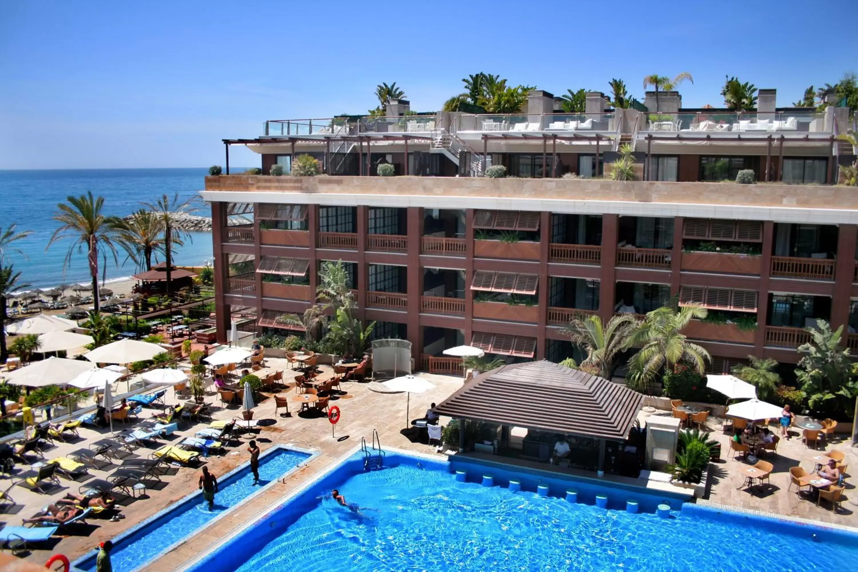 Pool View in Gran Hotel Guadalpín Banus