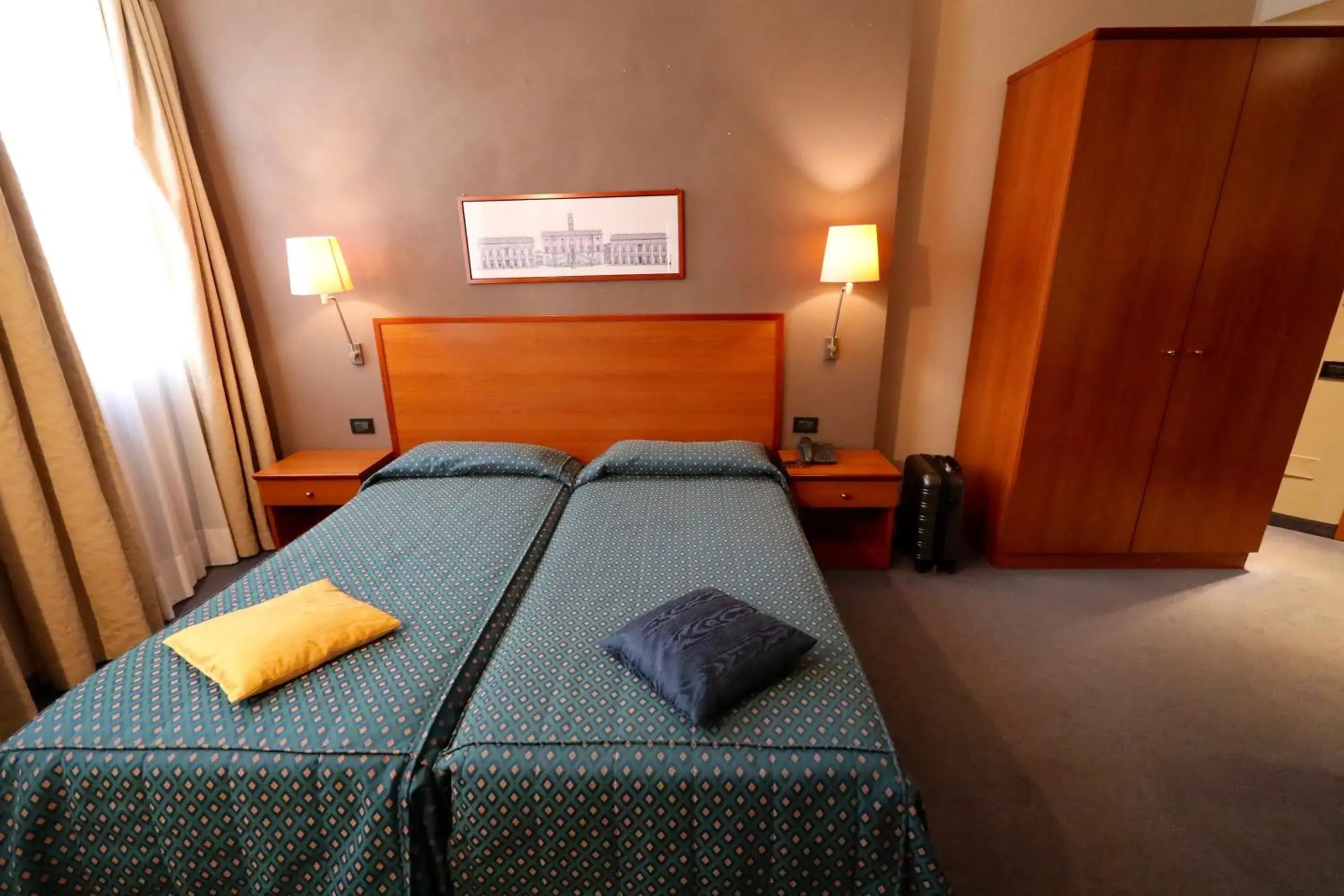 Bed in Classic Hotel Tulipano