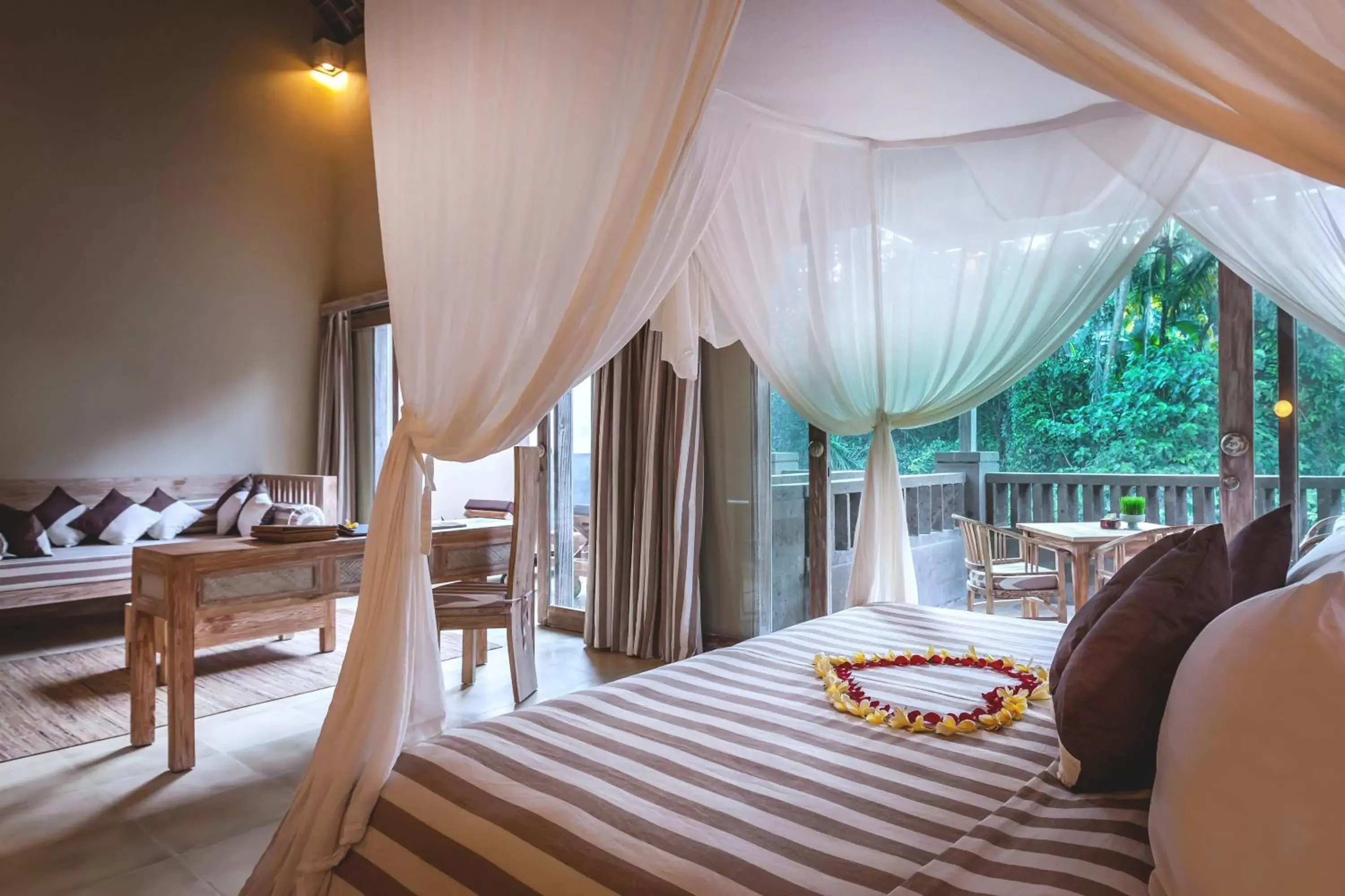 Bedroom, Restaurant/Places to Eat in Wapa di Ume Ubud