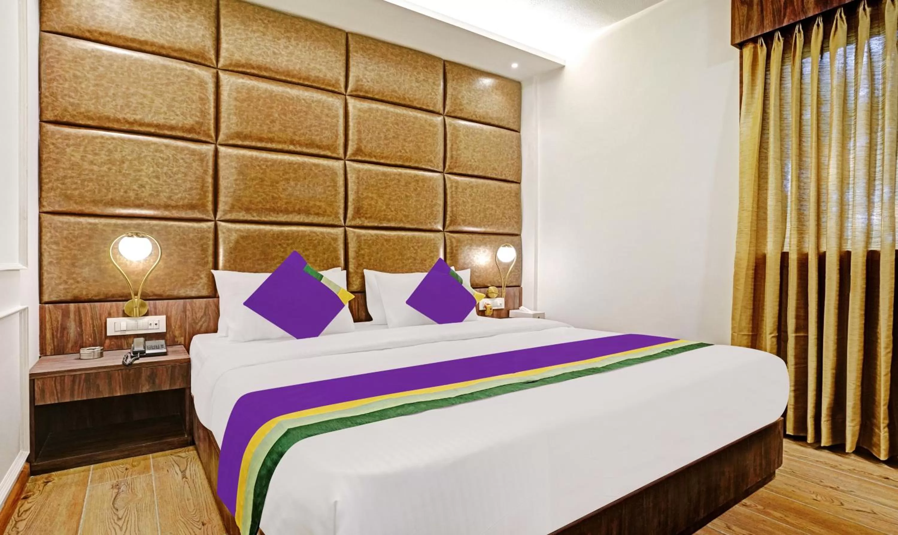 Bedroom, Bed in Treebo Premium Widlor Boutique