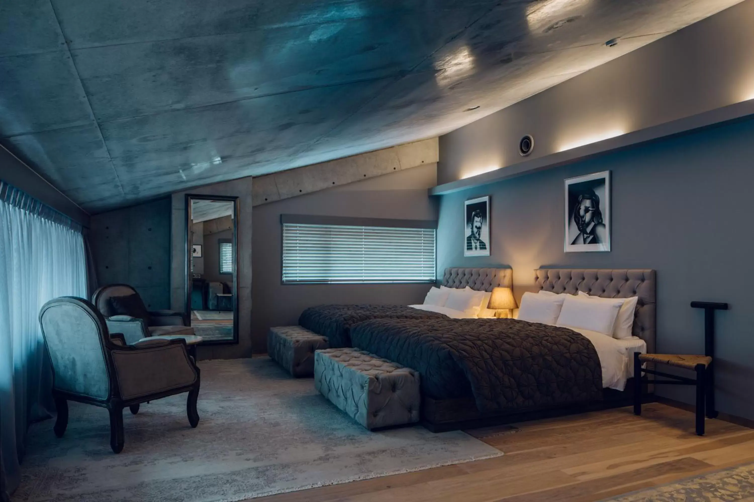 Bedroom, Bed in node hotel