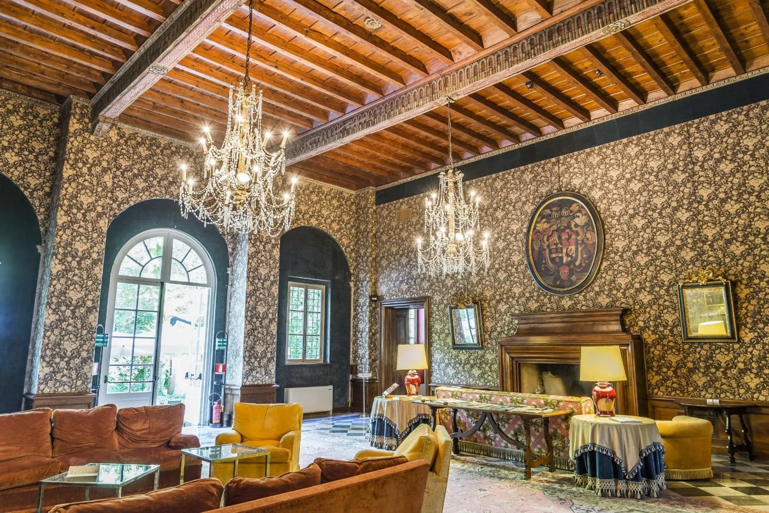 Communal lounge/ TV room, Seating Area in Hotel Villa La Principessa