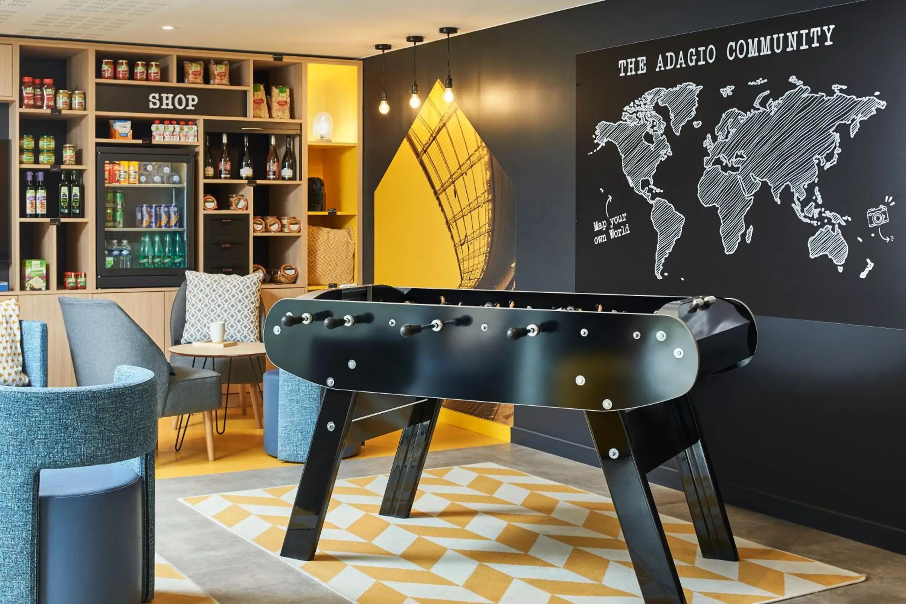 Lobby or reception in Aparthotel Adagio Access Paris Saint-Denis Pleyel Lobby or reception in Aparthotel Adagio Access Paris Saint-Denis Pleyel