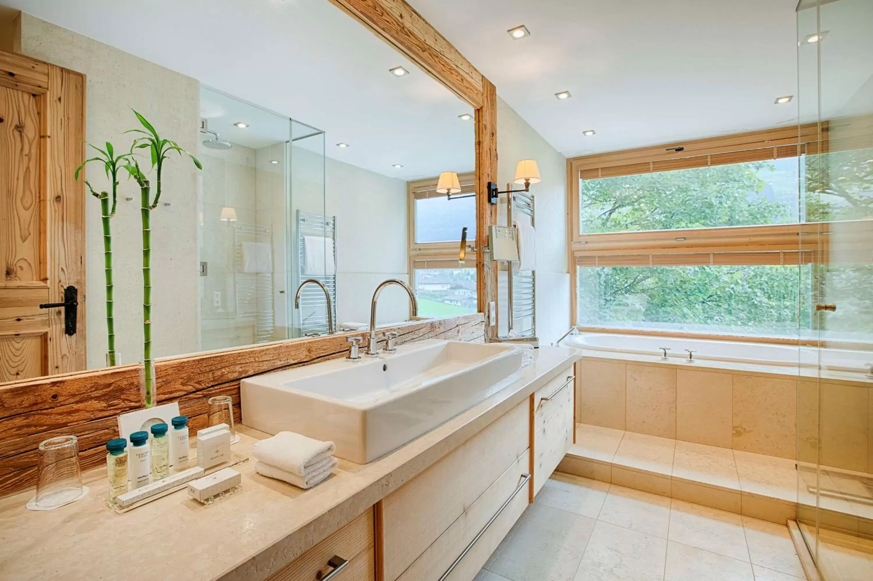 Photo of the whole room, Bathroom in Kempinski Hotel Das Tirol