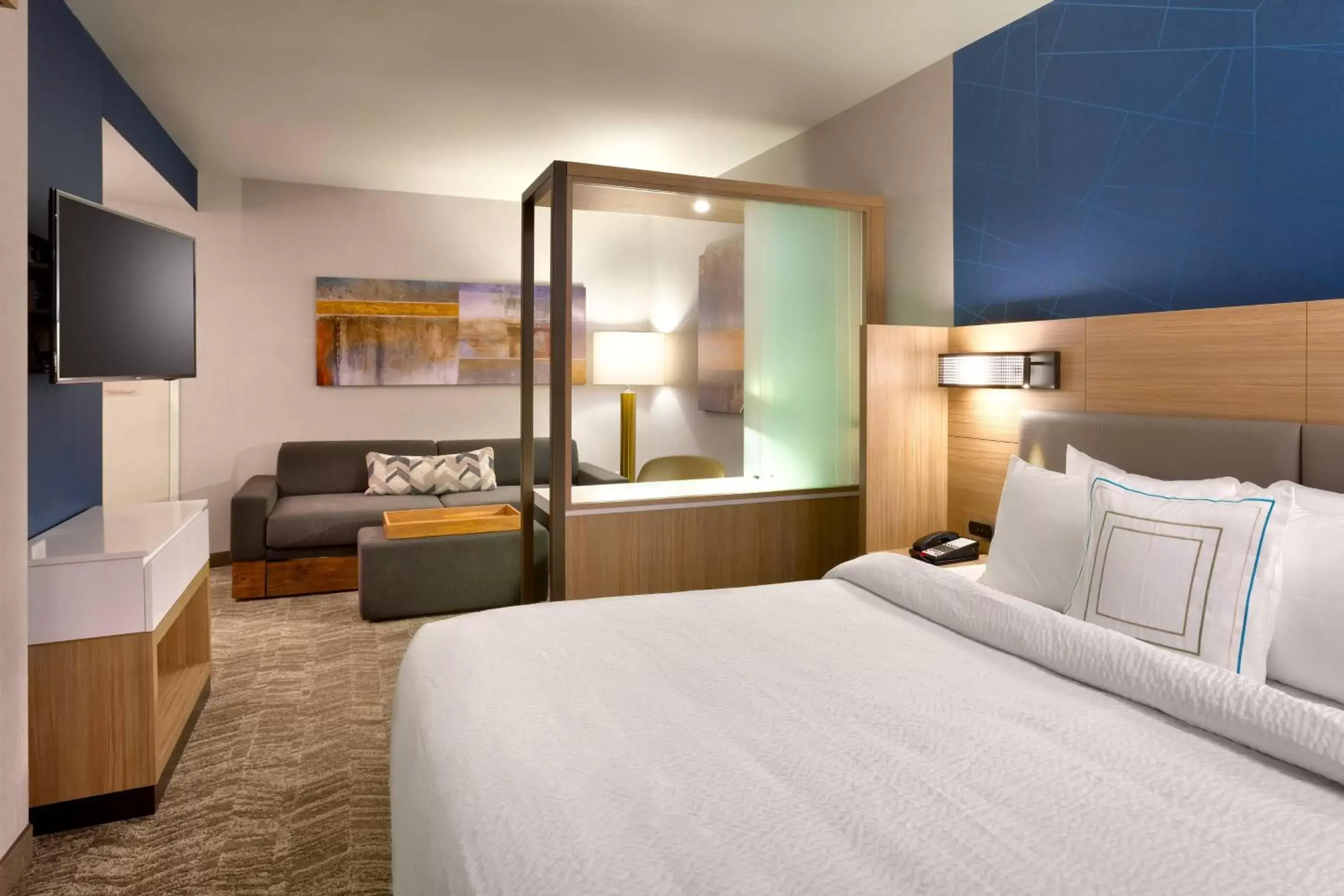 Bedroom, Bed in SpringHill Suites by Marriott Salt Lake City-South Jordan