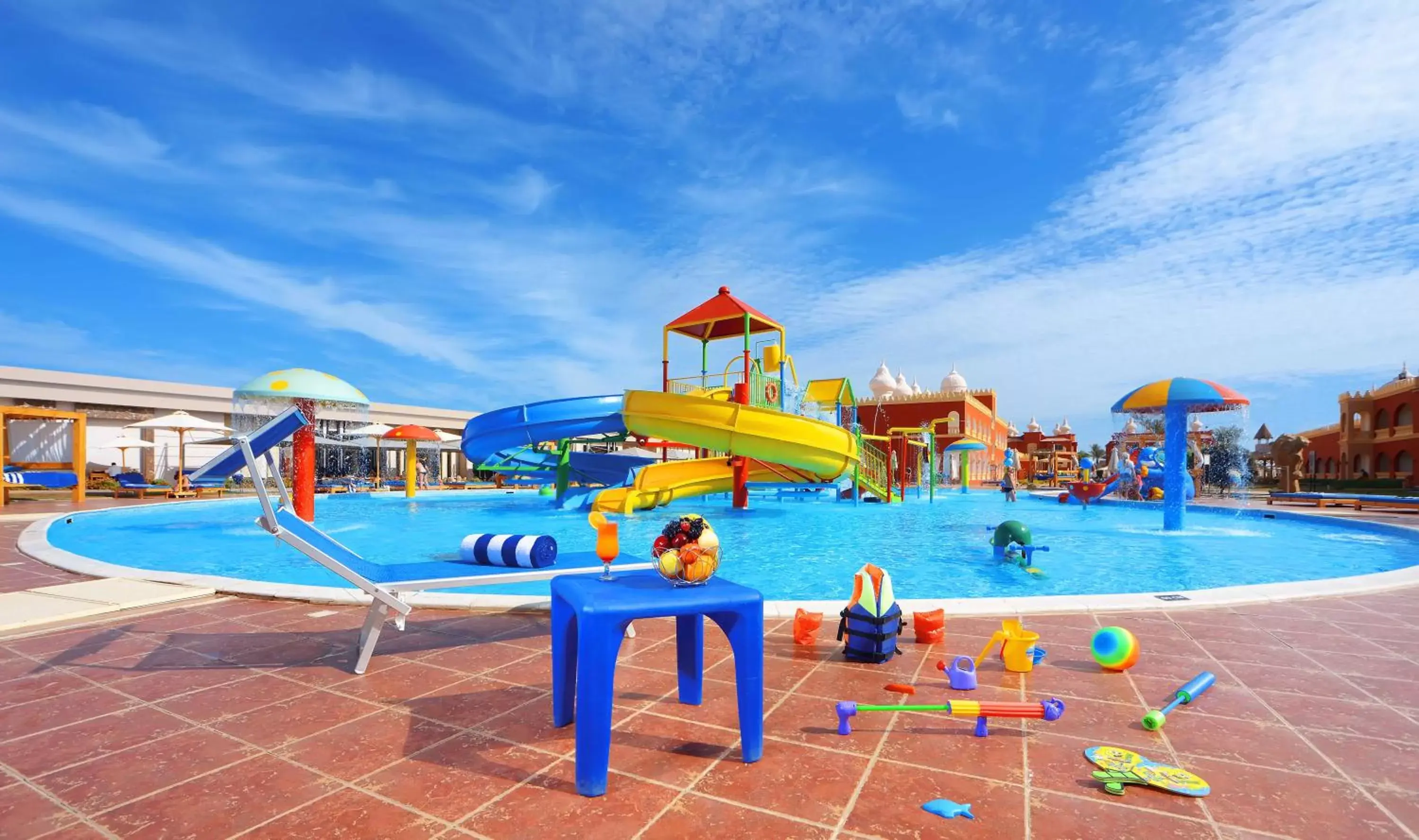 Aqua park in Pickalbatros Alf Leila Wa Leila Resort - Neverland Hurghada