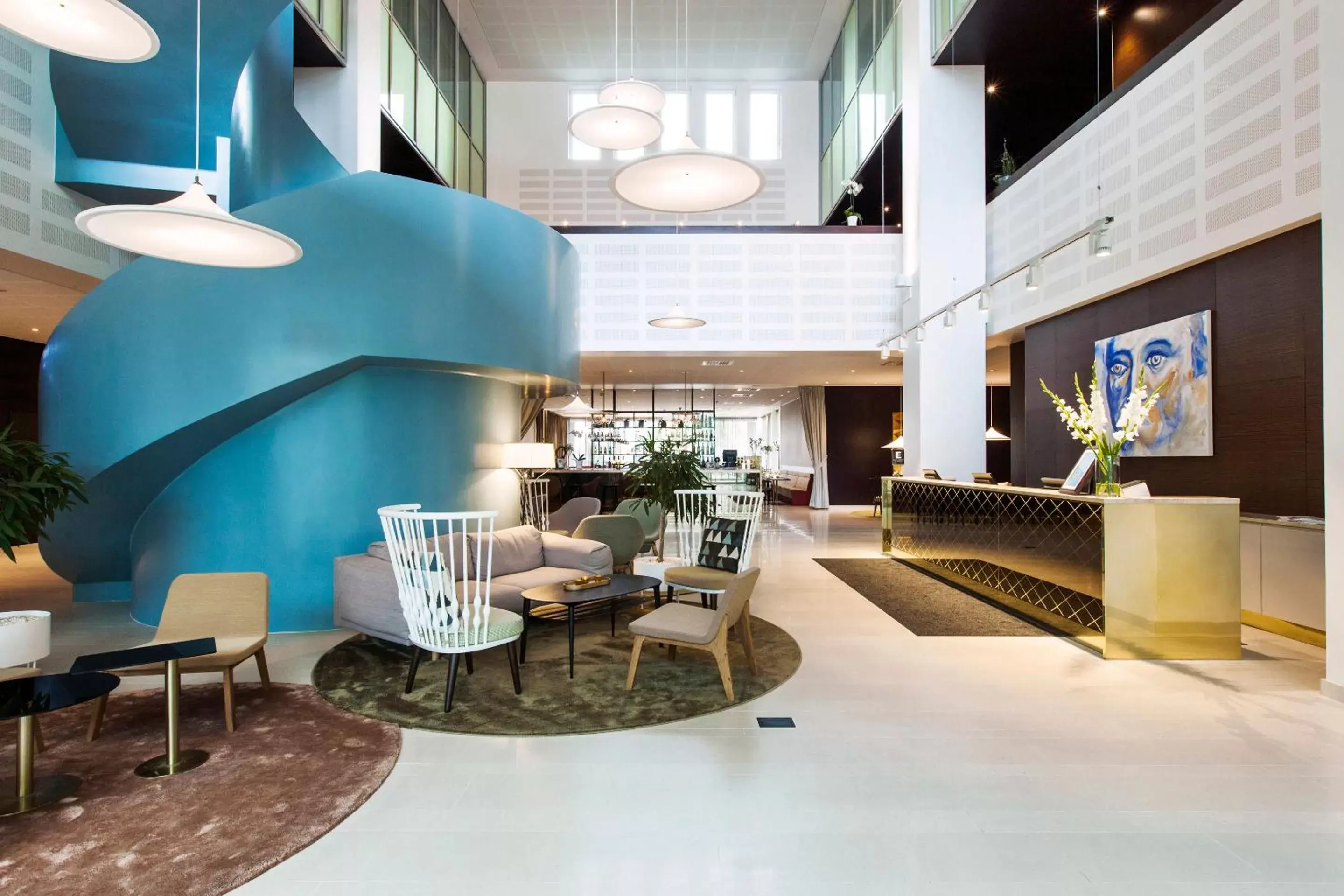 Lobby or reception in Elite Hotel Ideon, Lund Lobby or reception in Elite Hotel Ideon, Lund
