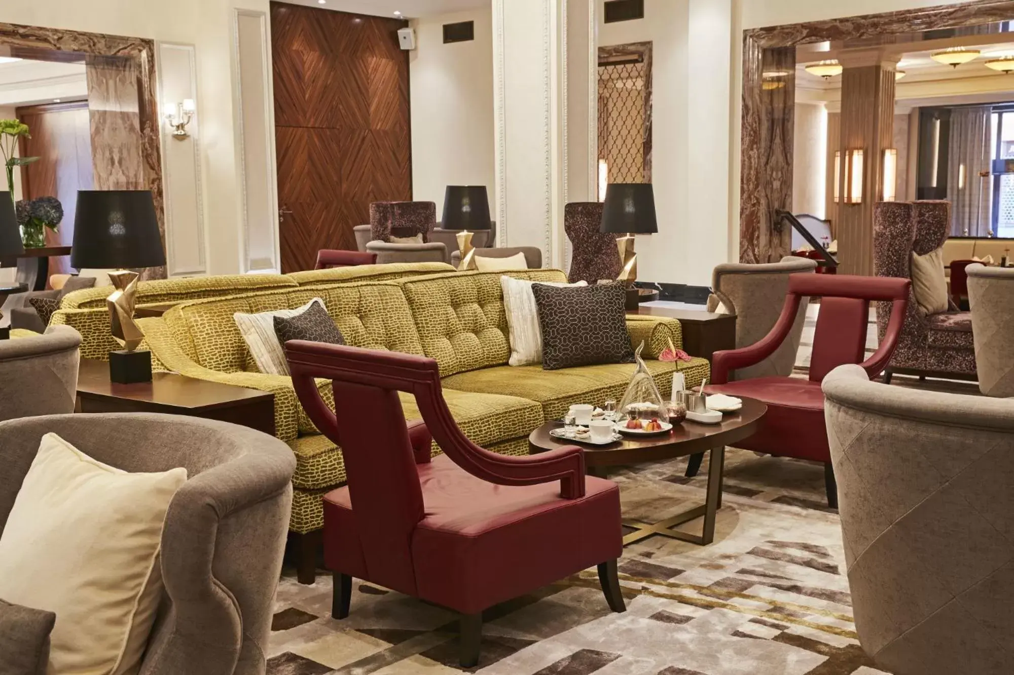 Lounge or bar in Grand Hotel Kempinski Riga