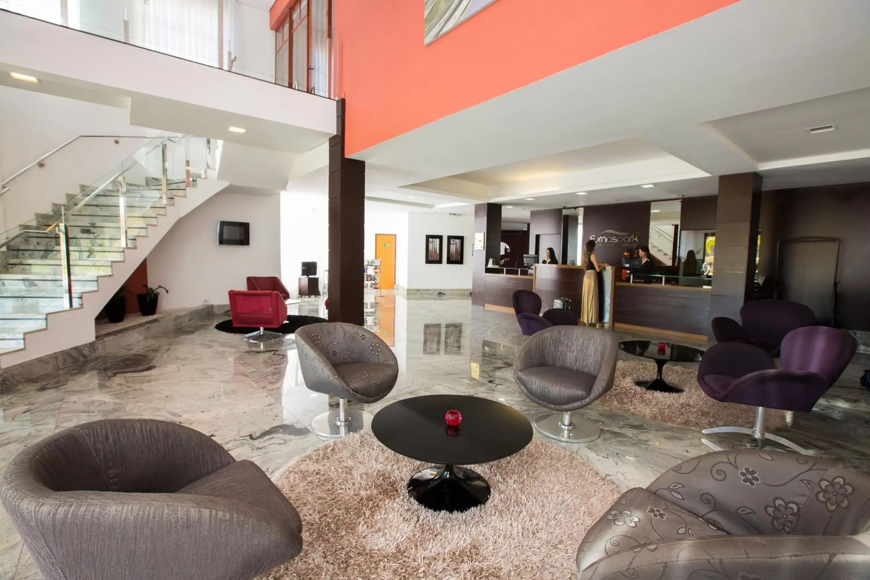 Lobby or reception, Lounge/Bar in Ramada by Wyndham Furnaspark