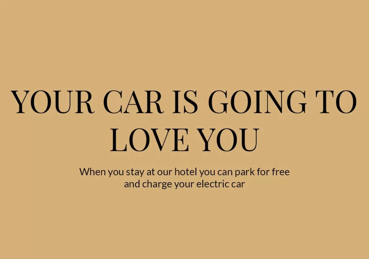 Text overlay in Aalborg Airport Hotel