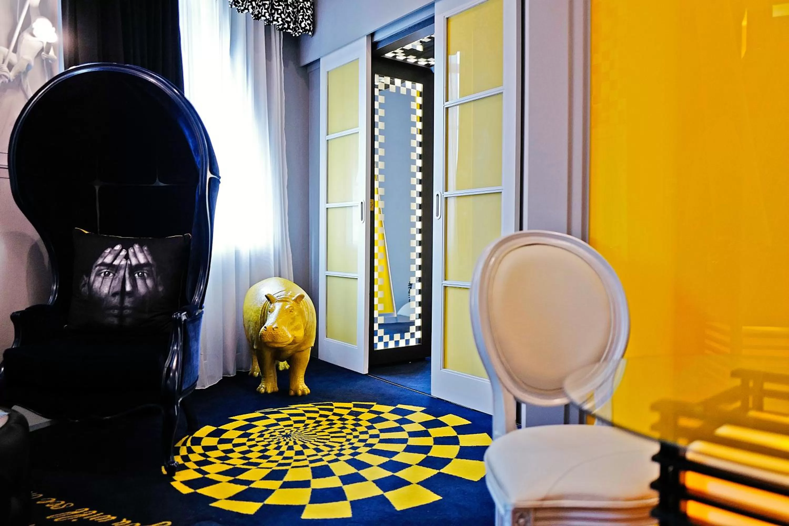 Decorative detail in Malmaison Hotel Leeds