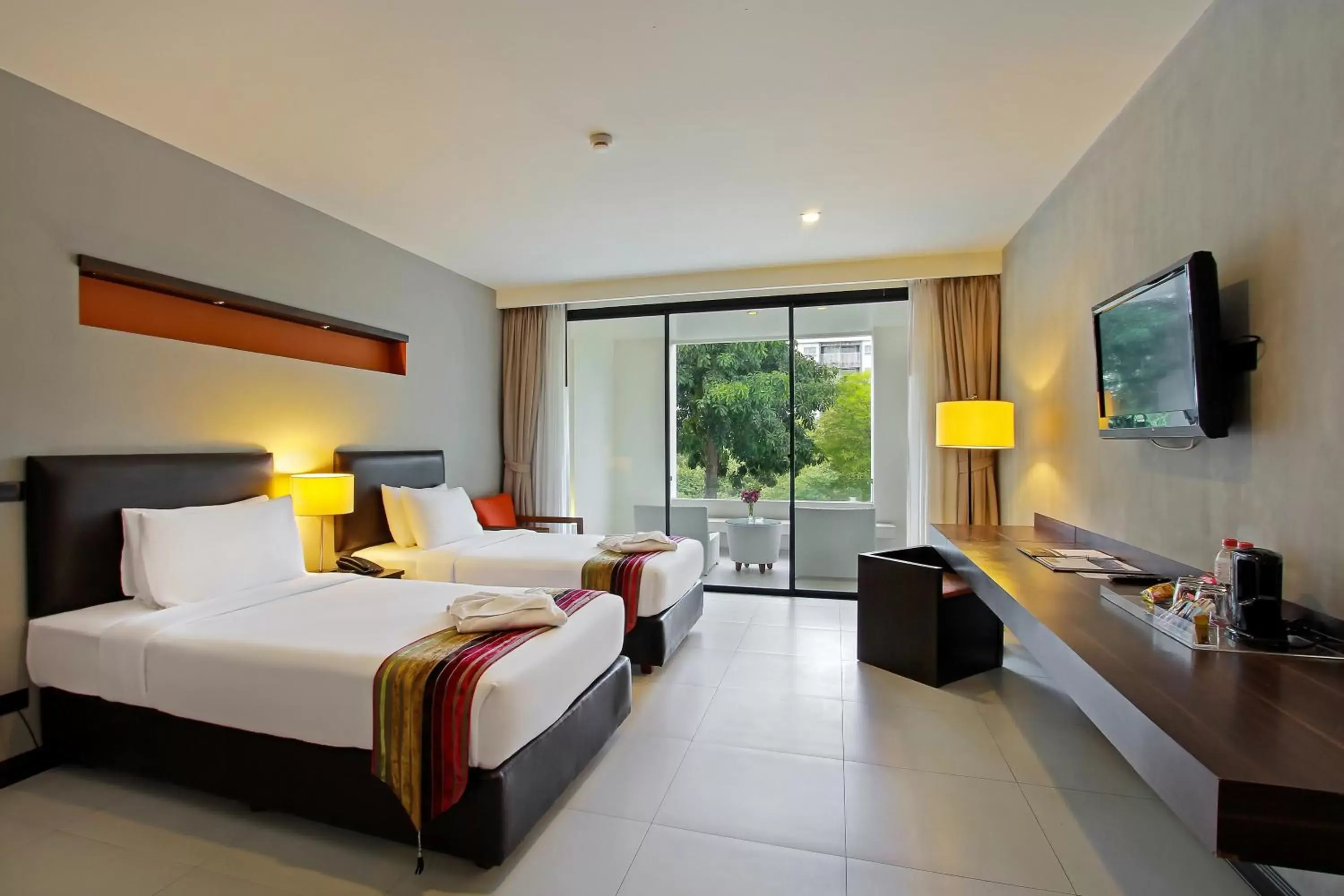 Deluxe Double or Twin Room with Pool View in The Serenity Hua Hin Deluxe Double or Twin Room with Pool View in The Serenity Hua Hin