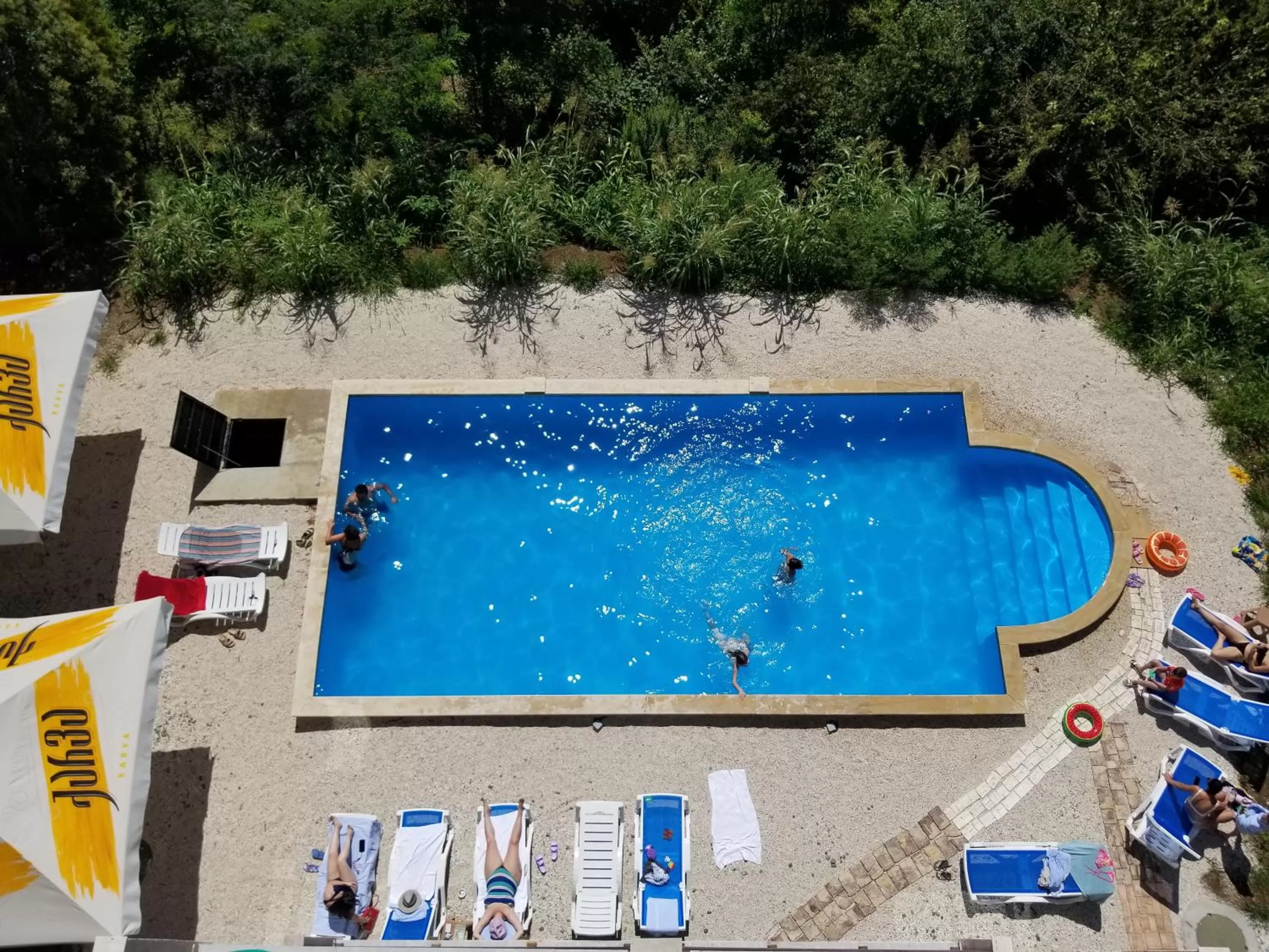Pool view in Vita Gardenia Hotel Tskaltubo