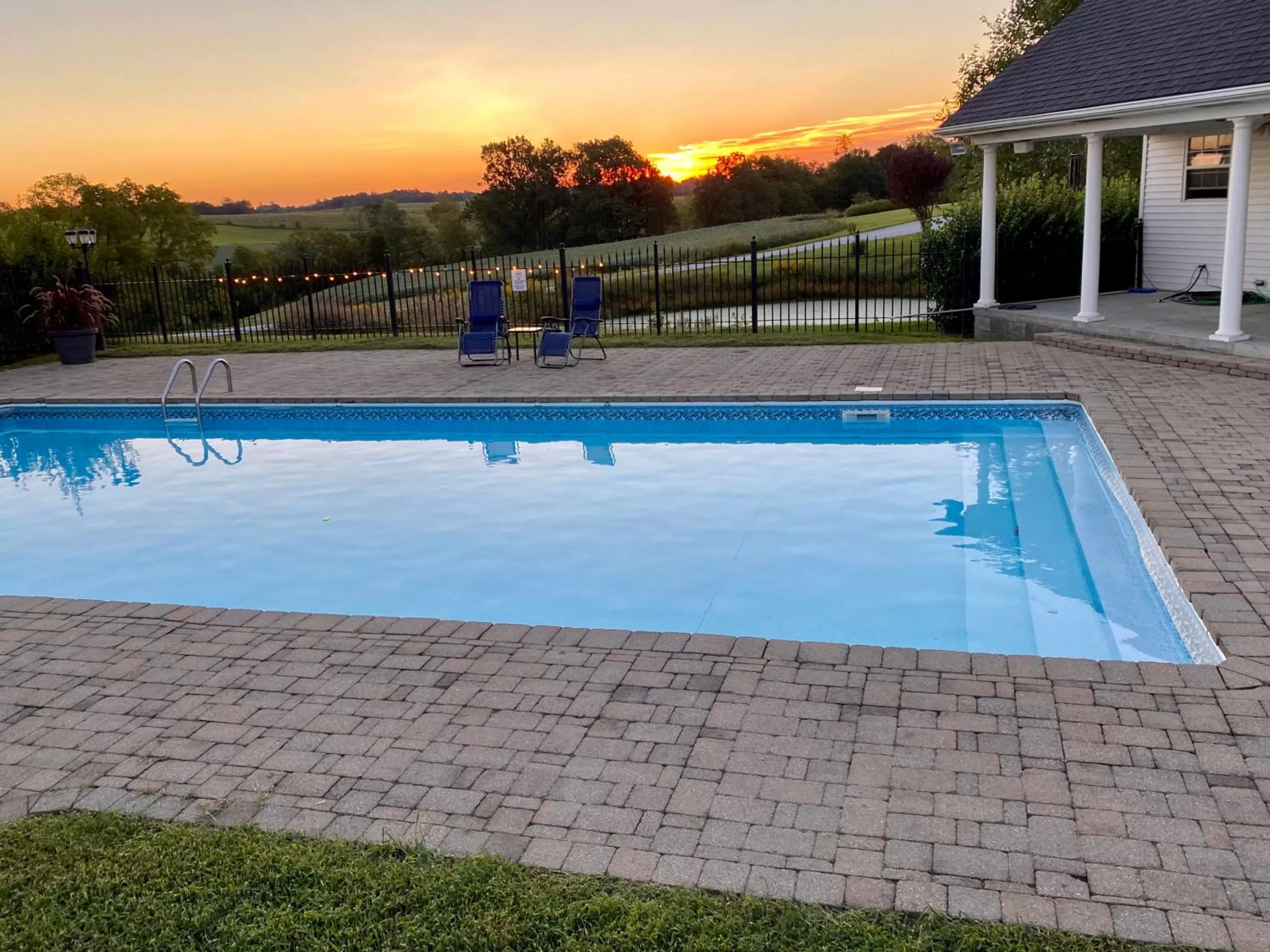 Patio in Wildflower Ranch Inn