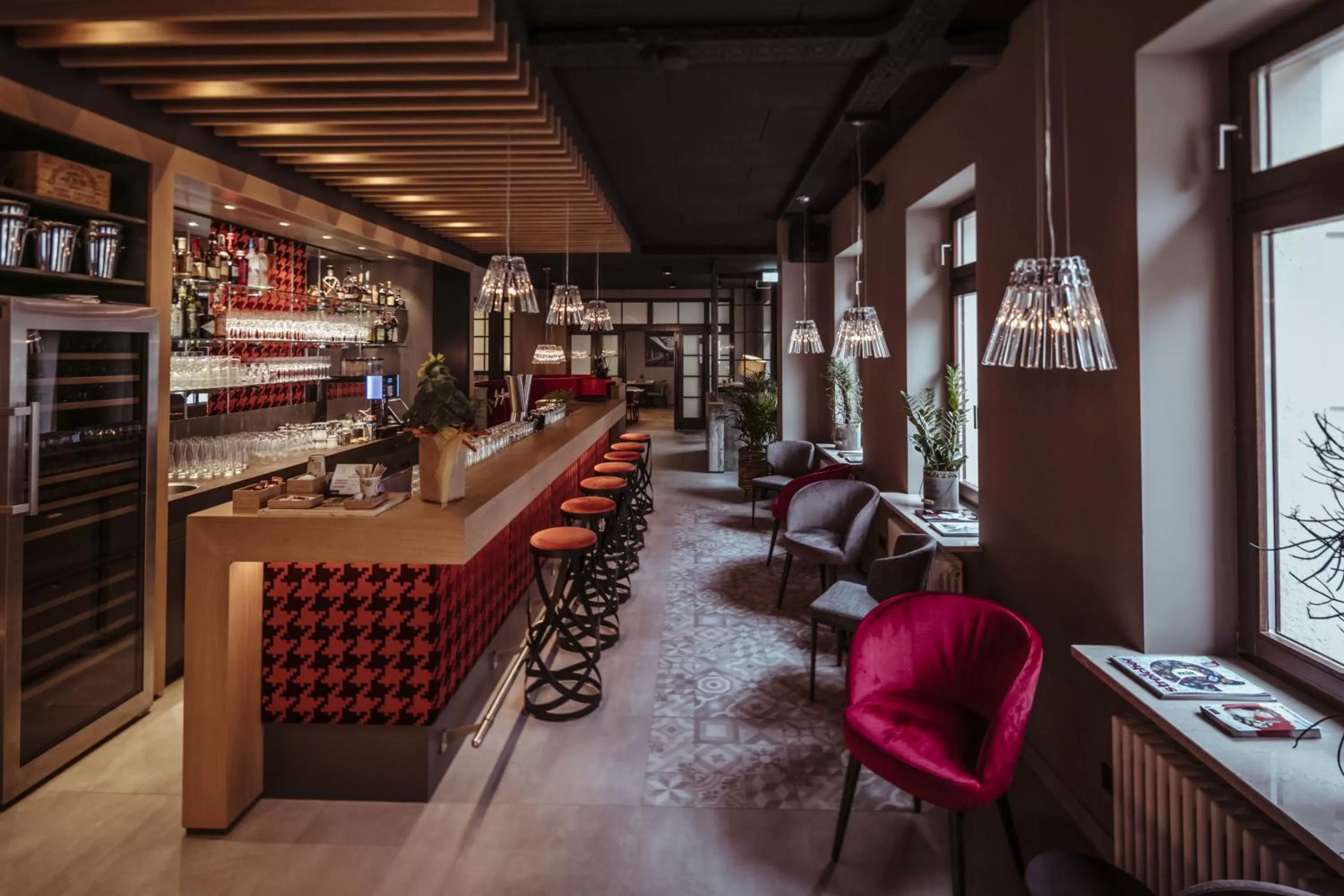 Lounge or bar in alexxanders Hotel & Boardinghouse, Restaurant