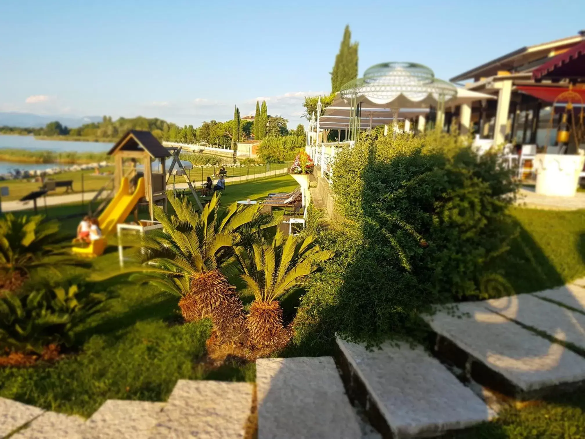 Garden in Hotel Aquila D'Oro Desenzano