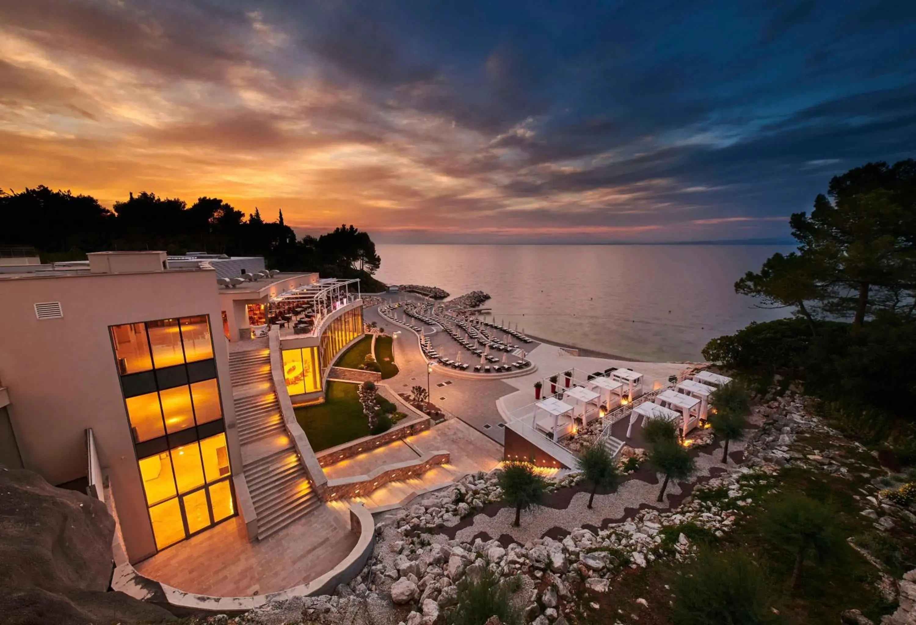 Beach in Kempinski Hotel Adriatic Istria Croatia