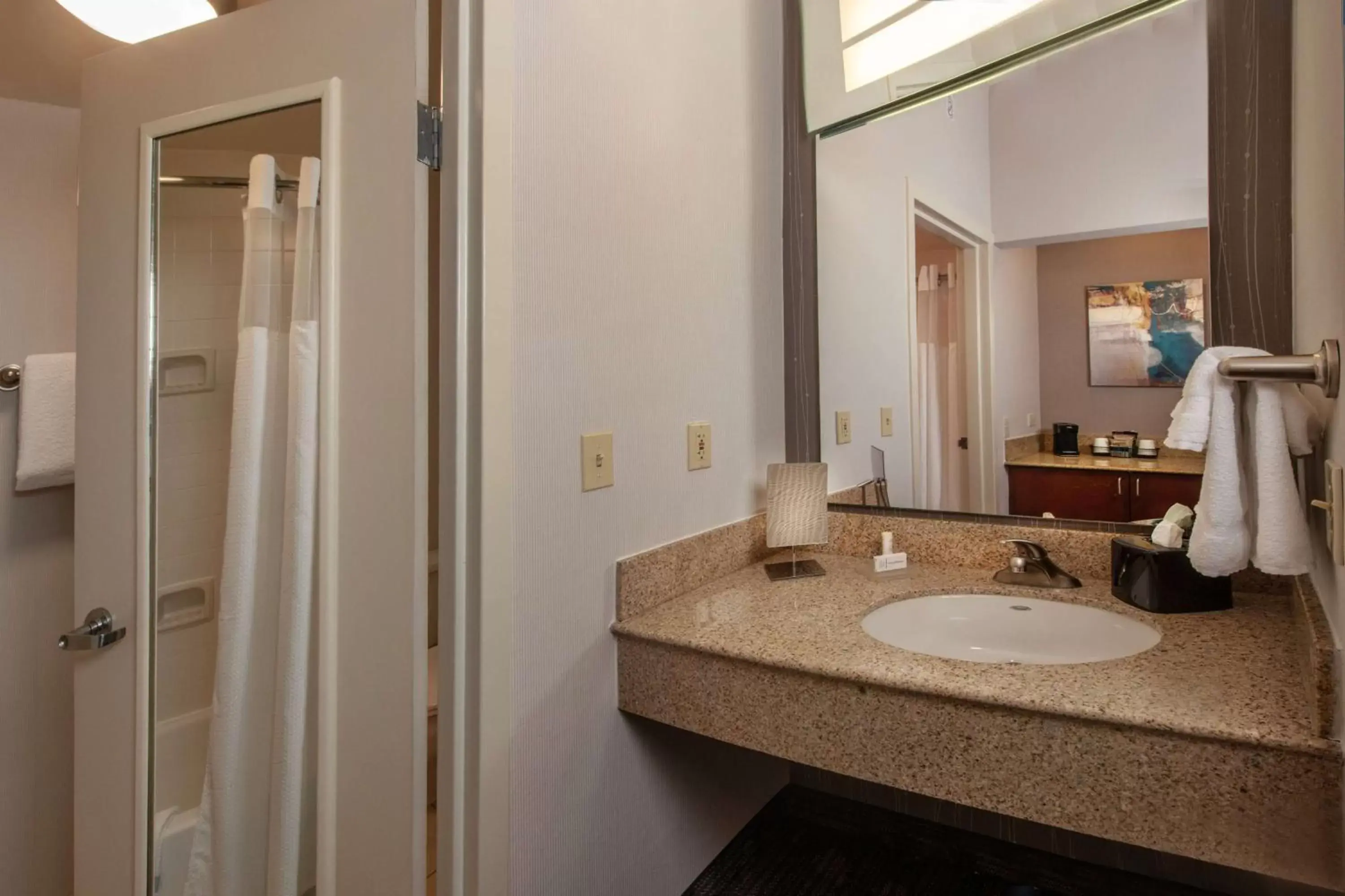 Bathroom in Sonesta Select Newark Christiana Mall