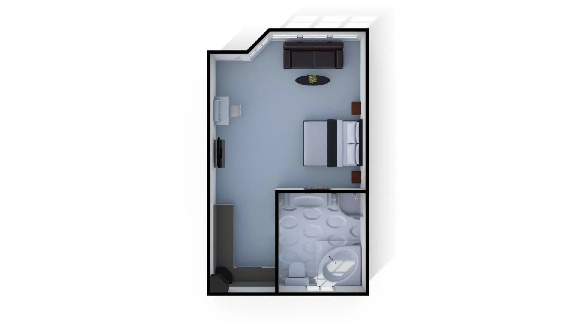 Floor plan in Cambridge Mews Motel