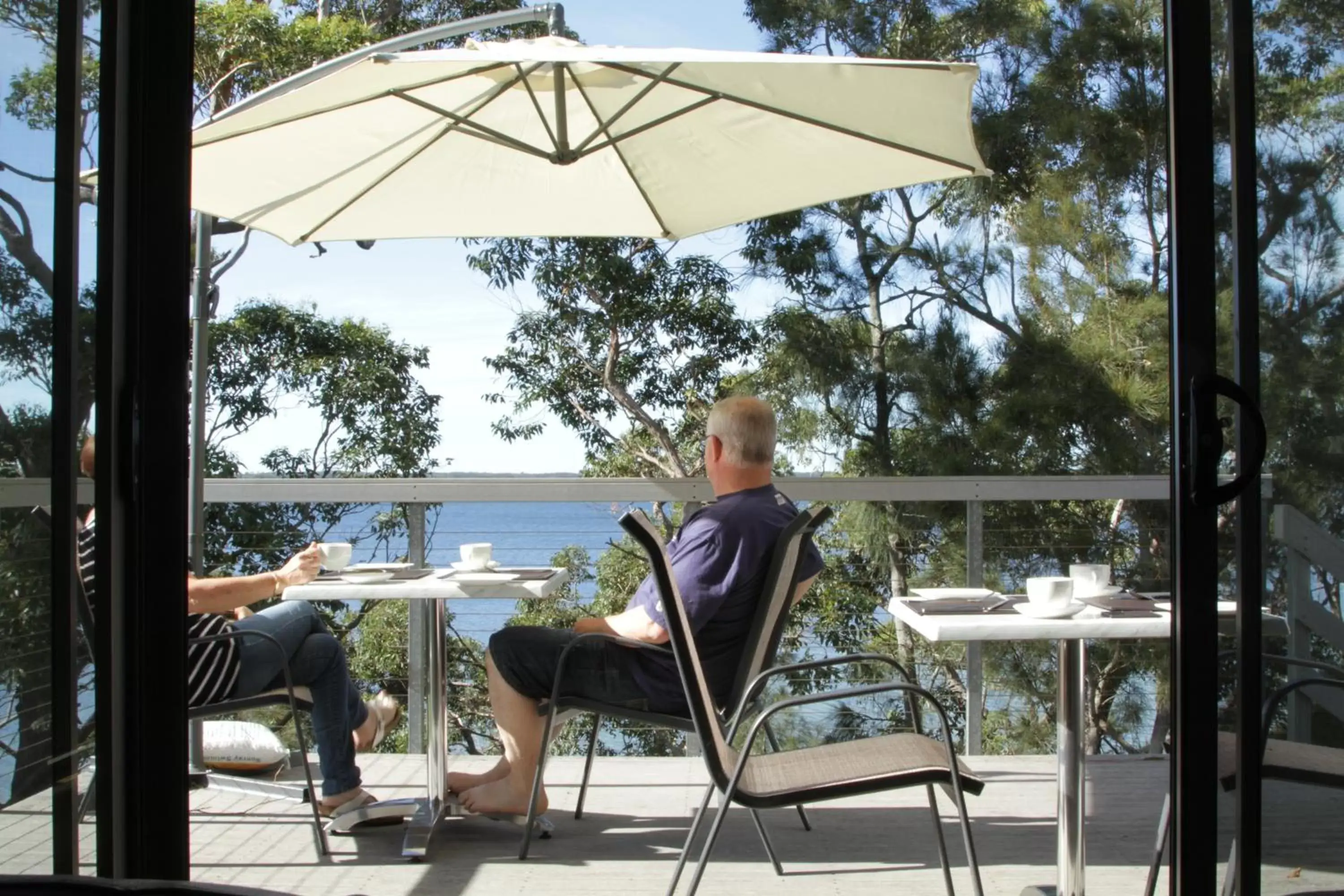 Balcony/Terrace in The Edgewater Bed & Breakfast