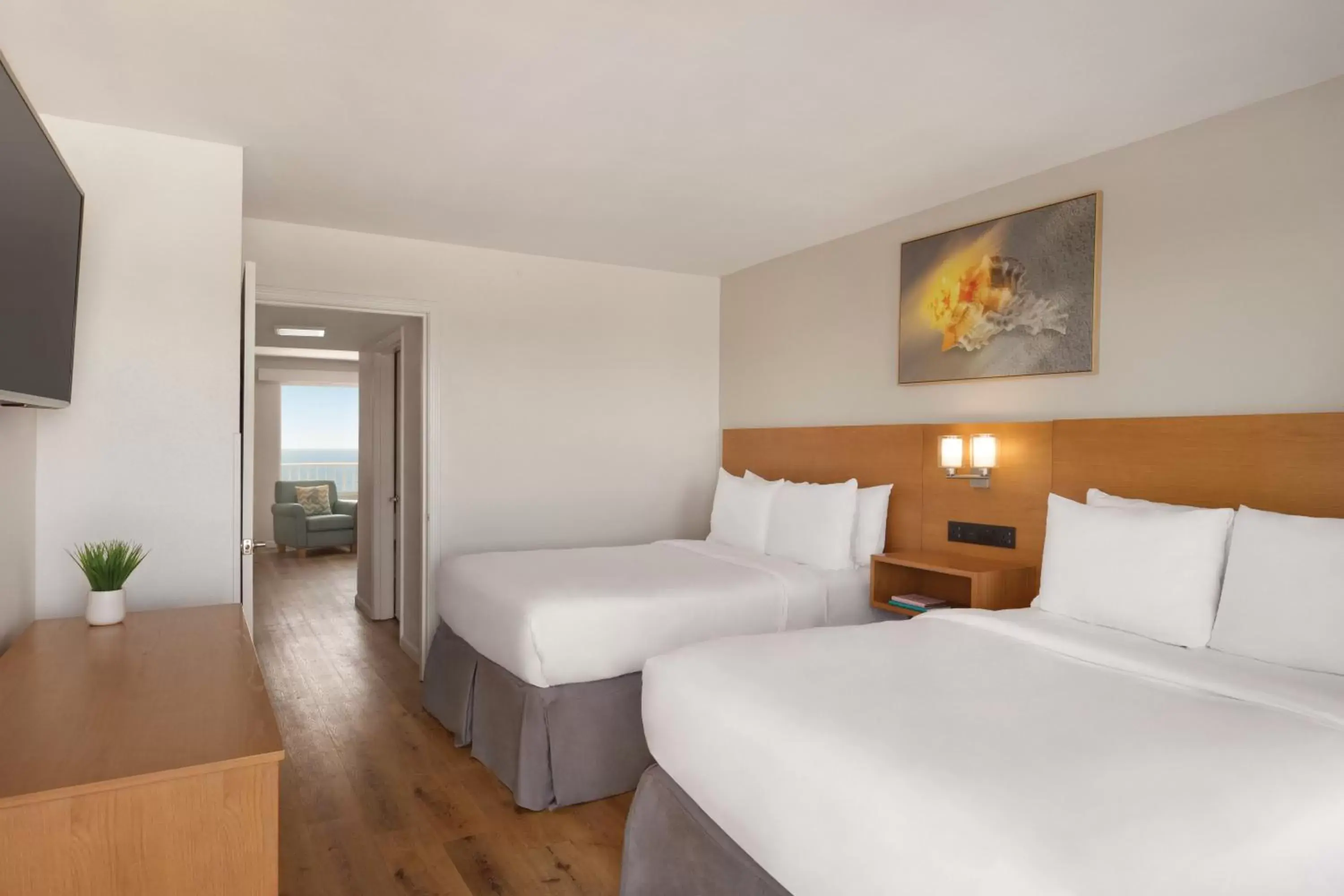 Bed in Radisson Hotel Panama City Beach - Oceanfront