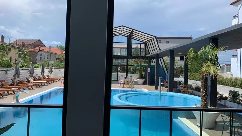 Swimming pool, Pool View in Grand Hotel Pogradec