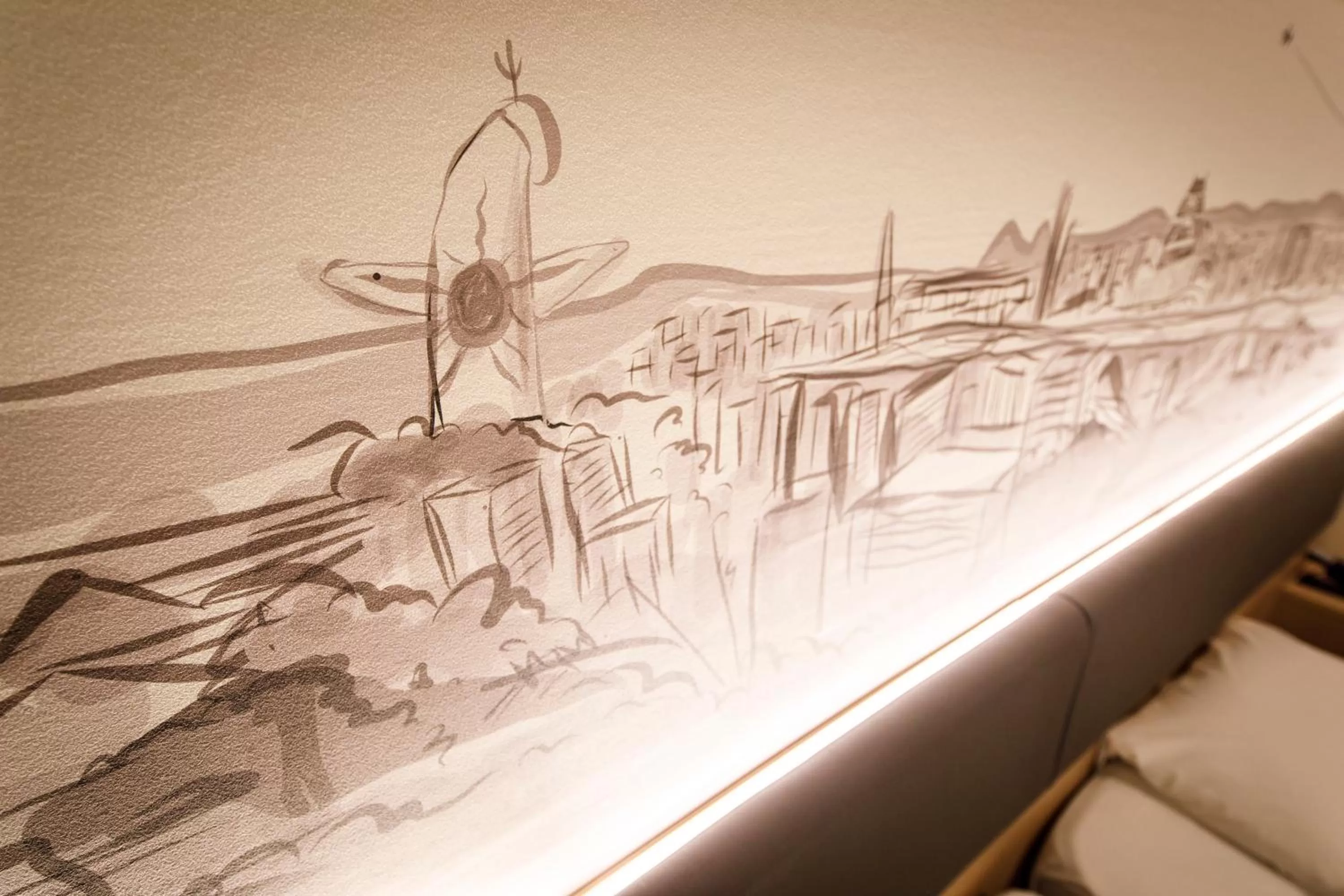 Decorative detail in Shin Osaka Esaka Tokyu REI Hotel