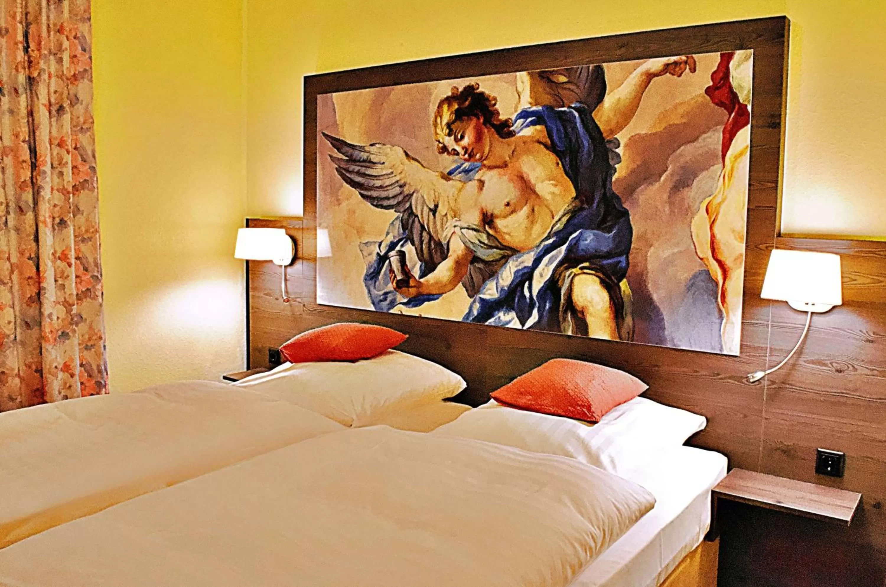 Bedroom, Bed in Retro - Art - Hotel Lünen