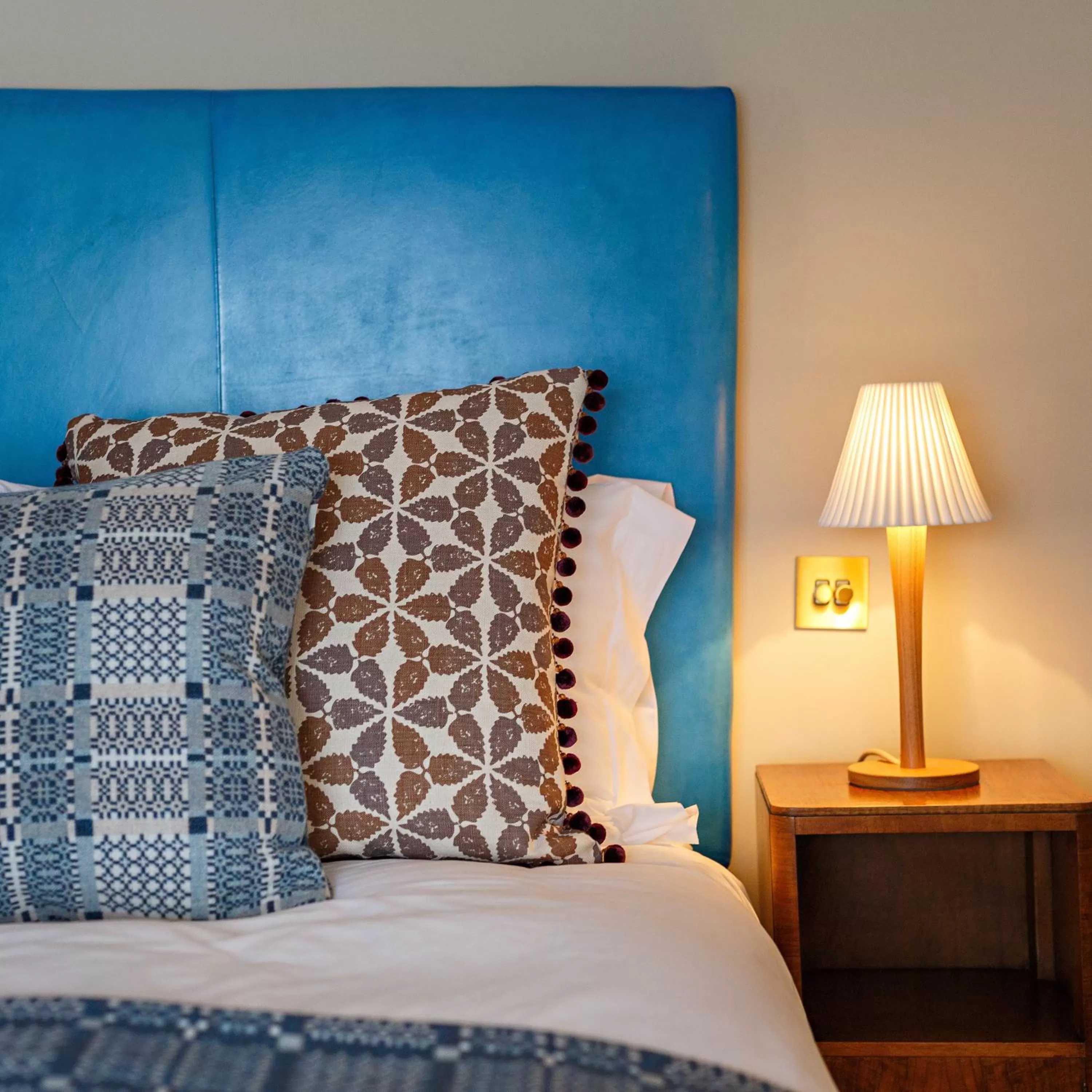Decorative detail, Bed in The Assembly House in central Norwich