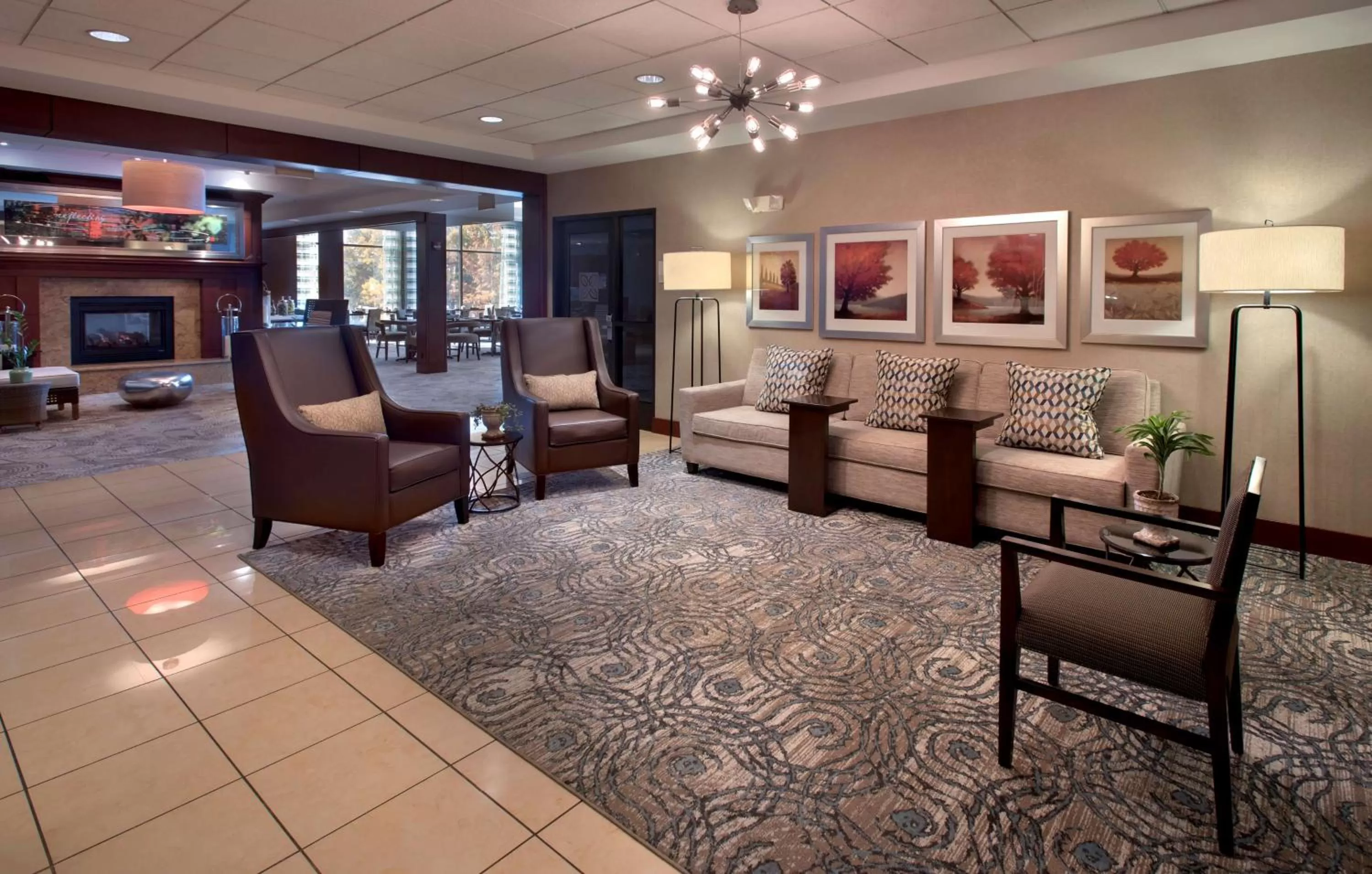 Lobby or reception in Hilton Garden Inn Albany Medical Center