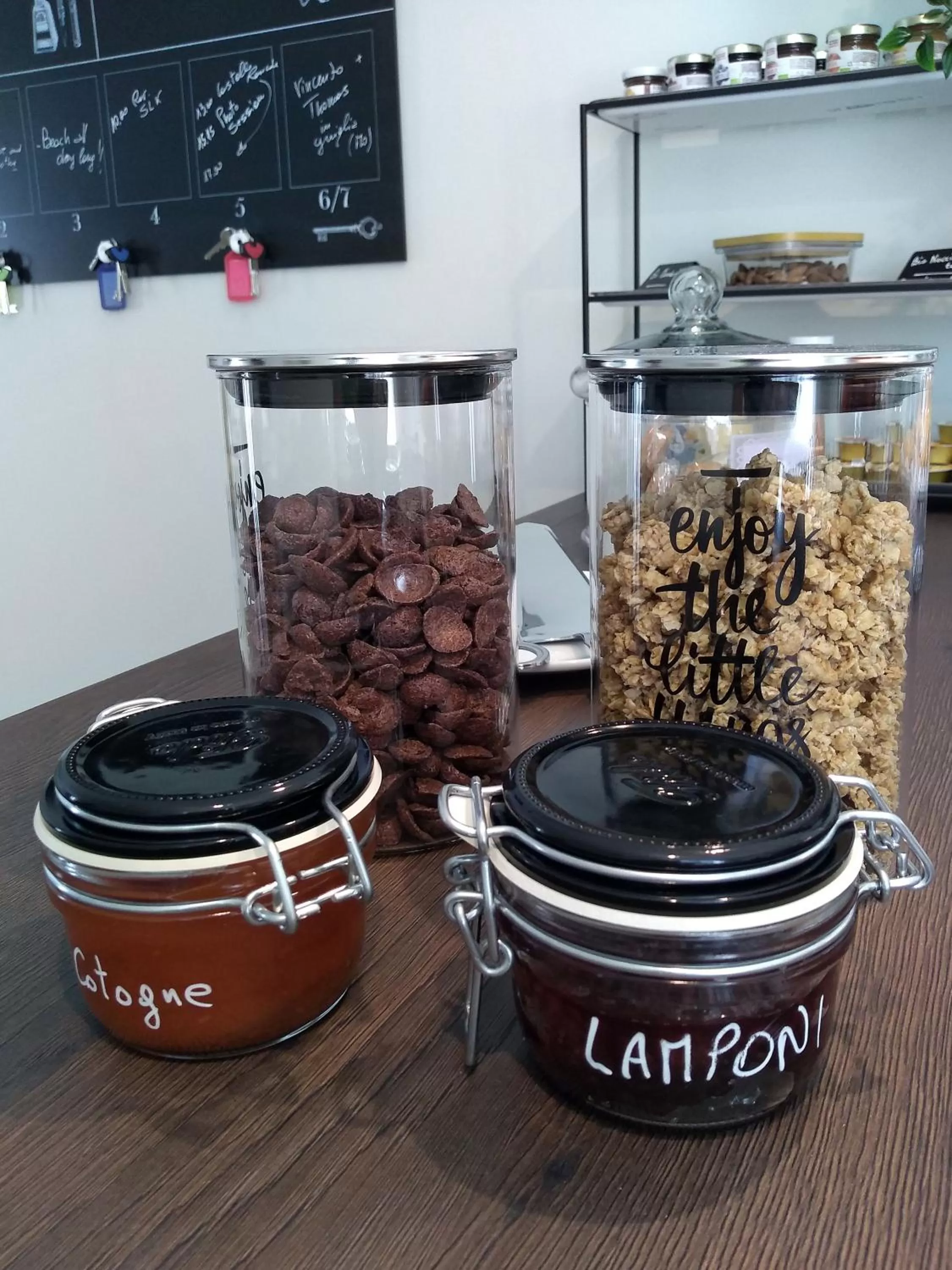 Food close-up in Le Mandragole B&B