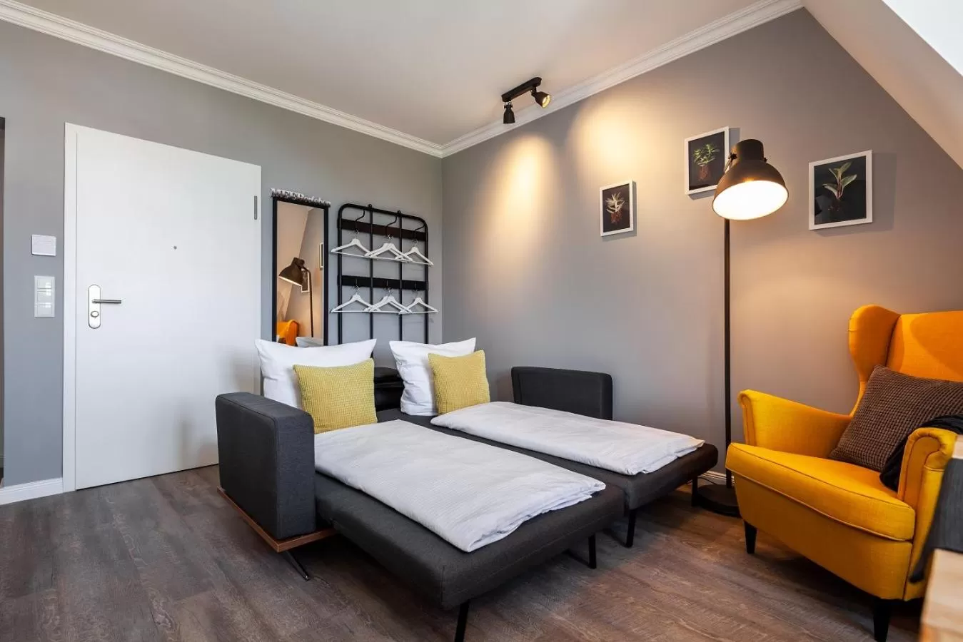 Bed in Hotel Rosenhof