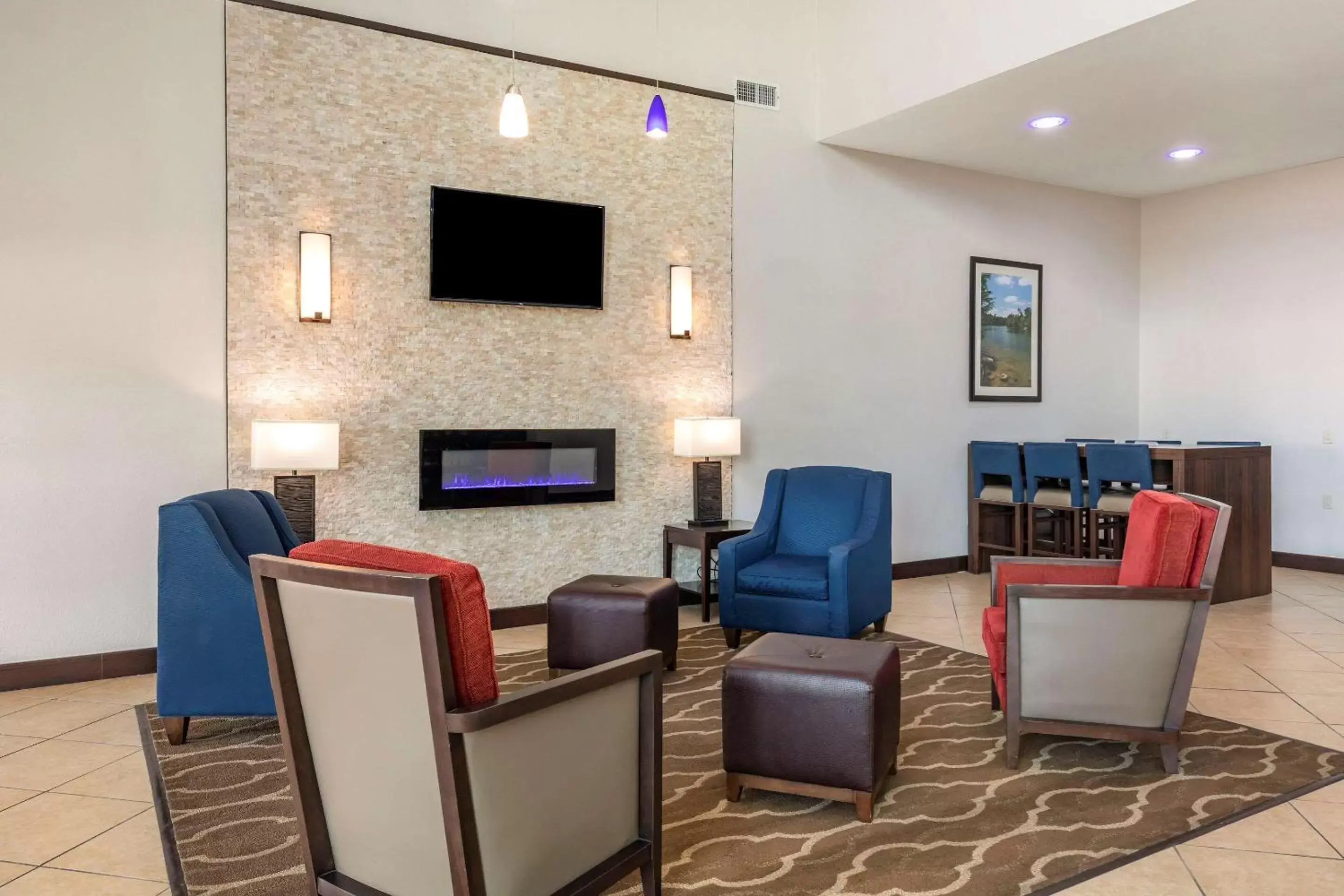 Lobby or reception, Seating Area in Comfort Suites Granbury