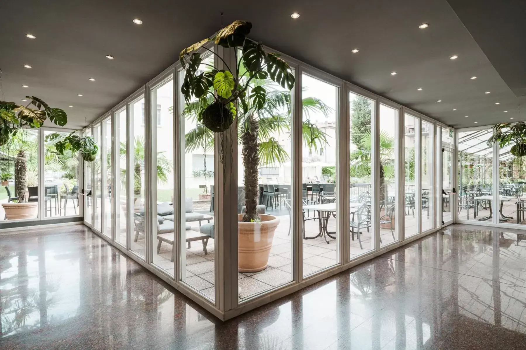 Inner courtyard view in Hotel San Marco Fitness Pool & Spa