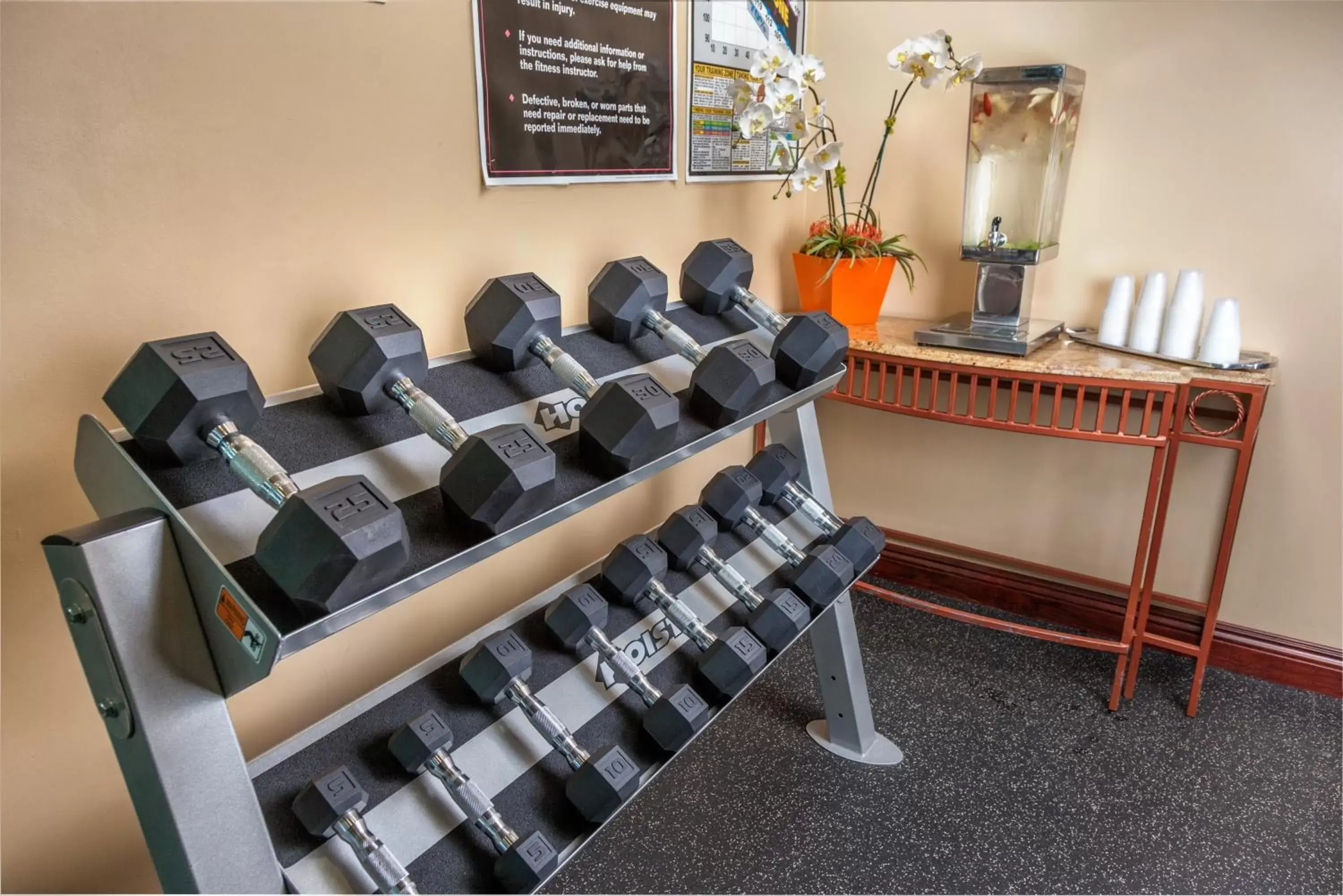 Fitness centre/facilities, Business Area/Conference Room in Desert Palms Hotel & Suites Anaheim Resort