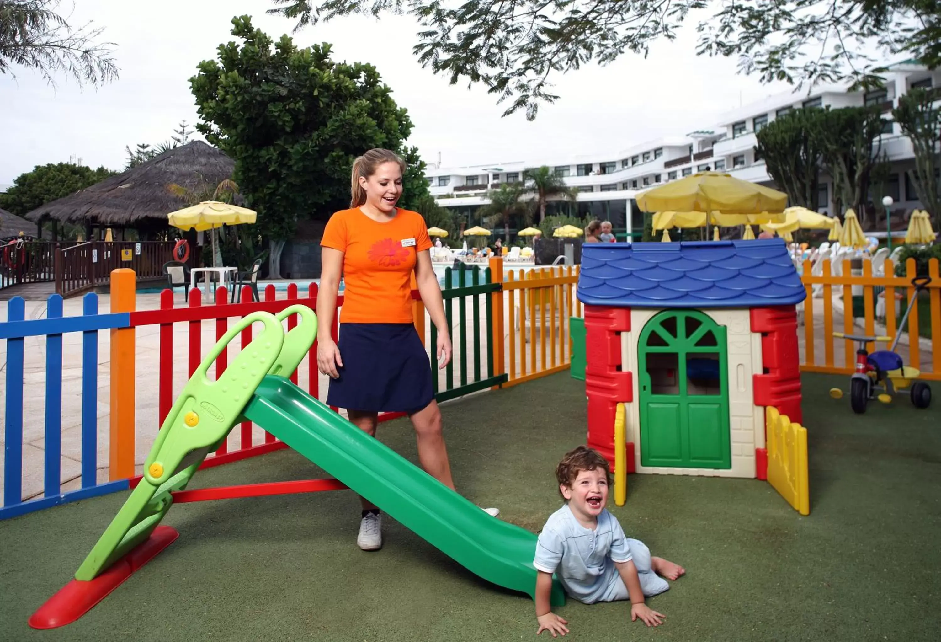 Children play ground, Children in H10 Lanzarote Princess