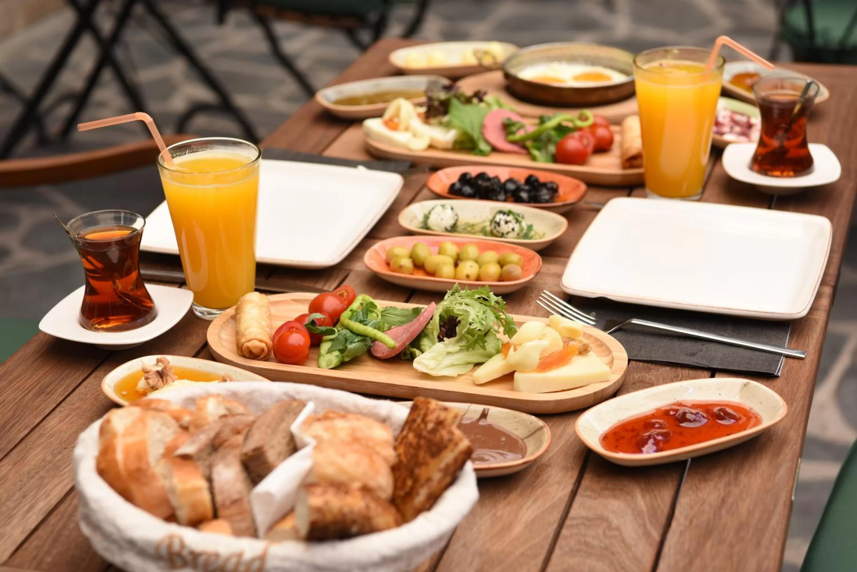 Breakfast in L'Agora Old Town Hotel & Bazaar