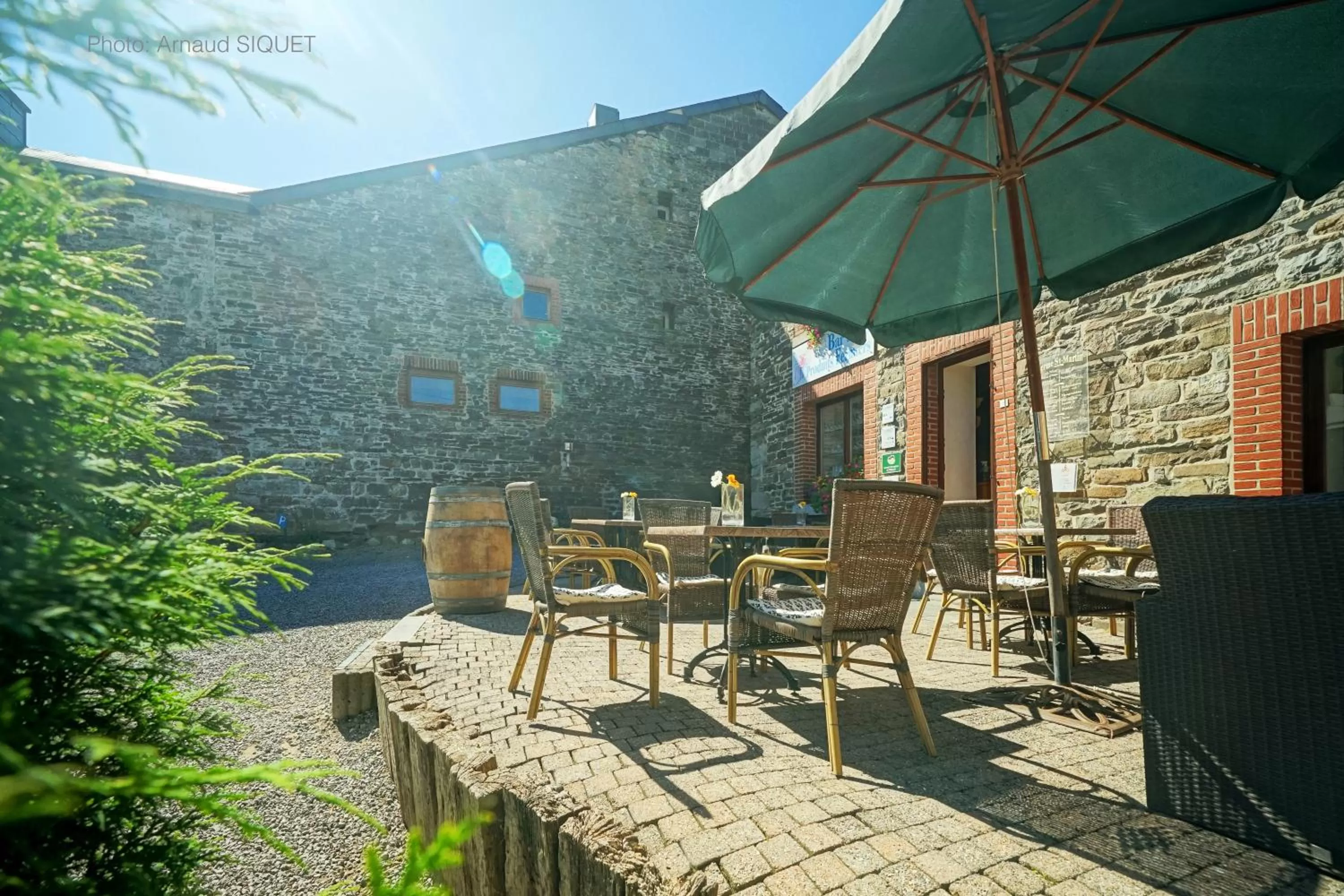 Patio in ferme st martin