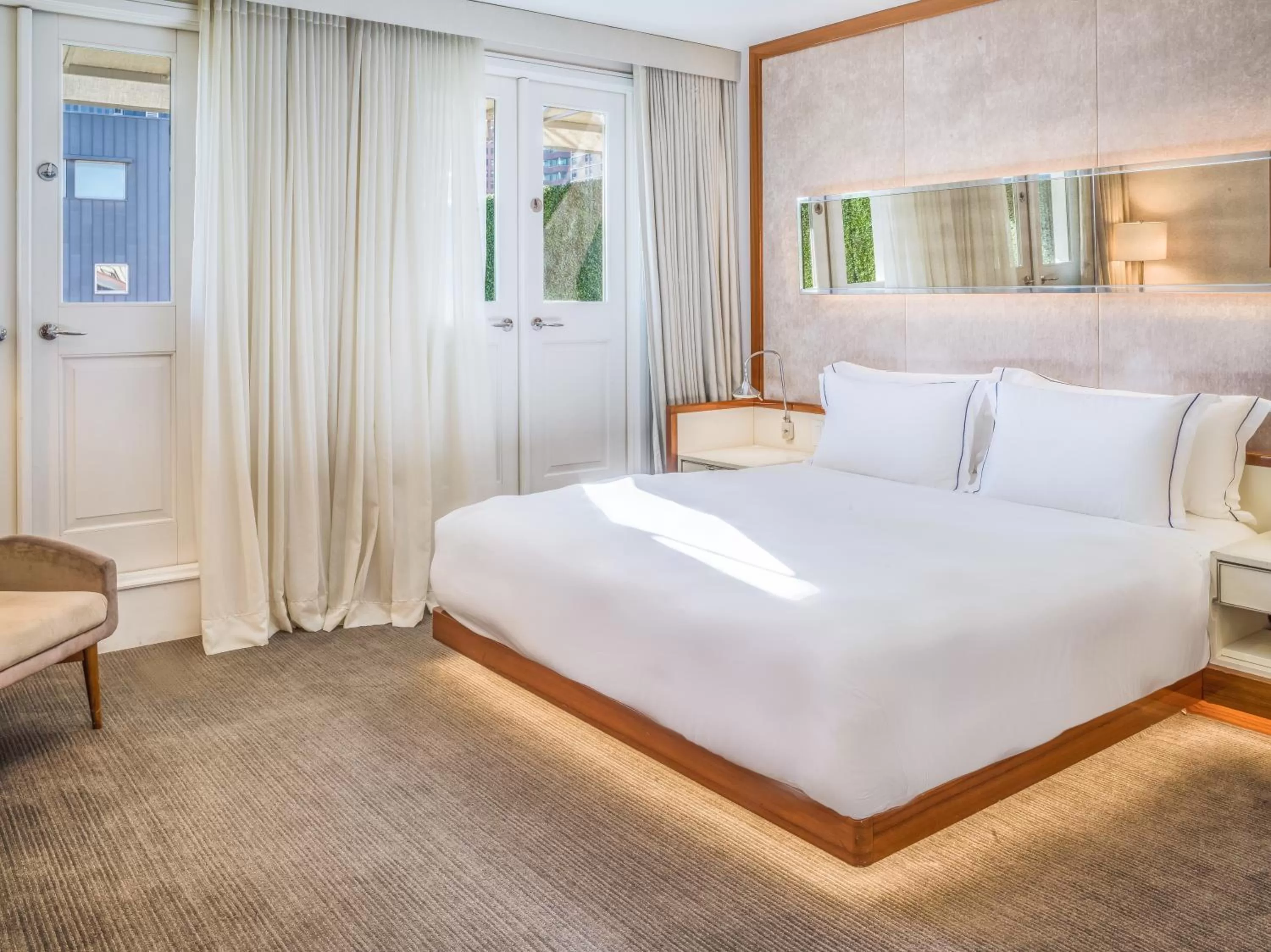 Bed in 33 Hotel, New York City, Seaport