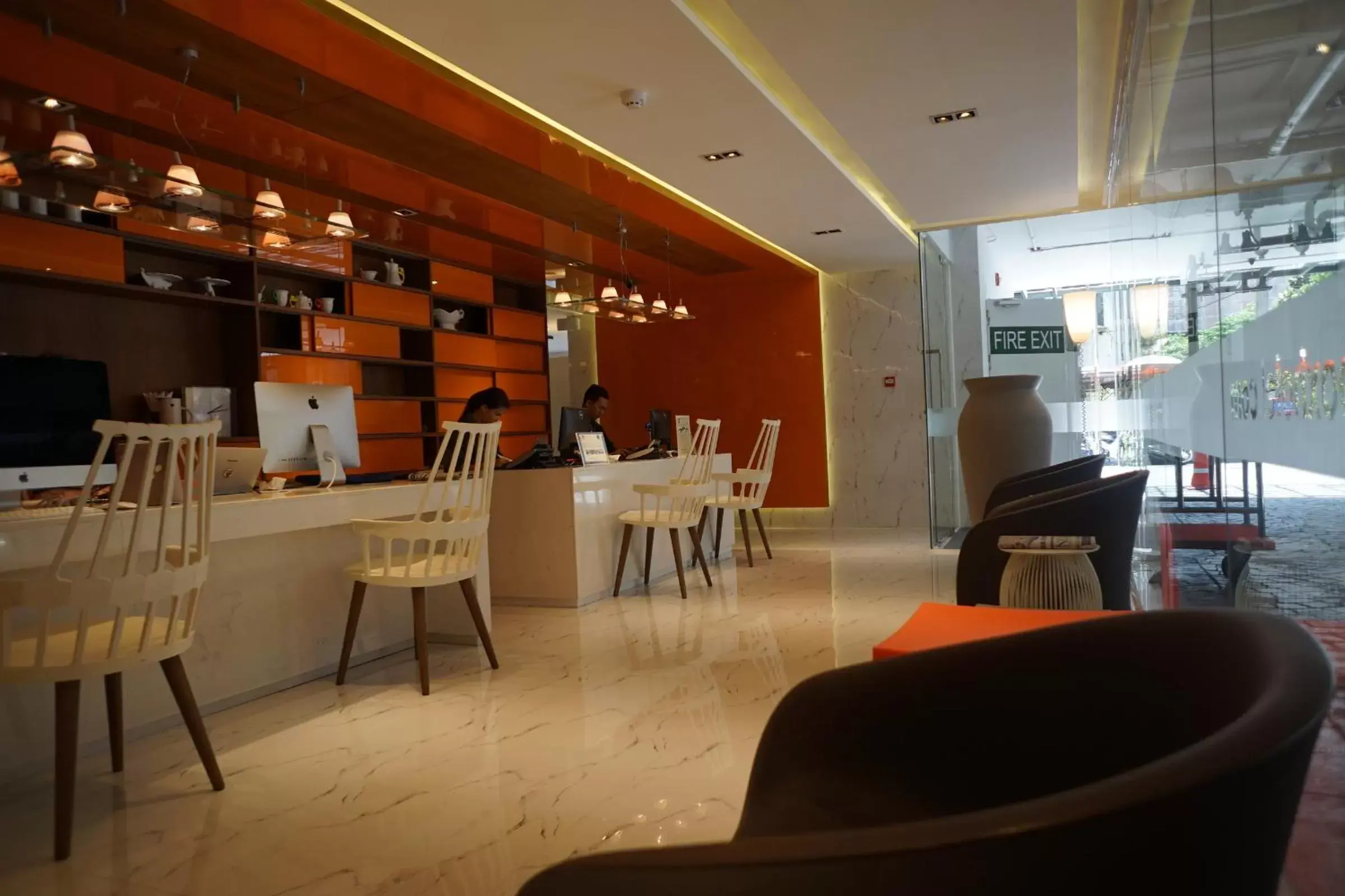Lobby or reception, Restaurant/Places to Eat in S Box Sukhumvit Hotel - SHA Extra Plus