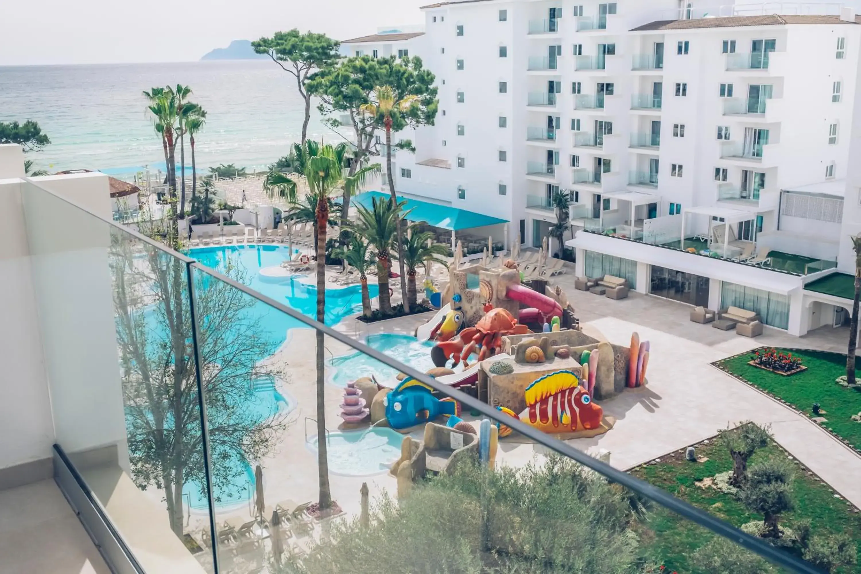 Balcony/Terrace, Pool View in Iberostar Alcudia Park