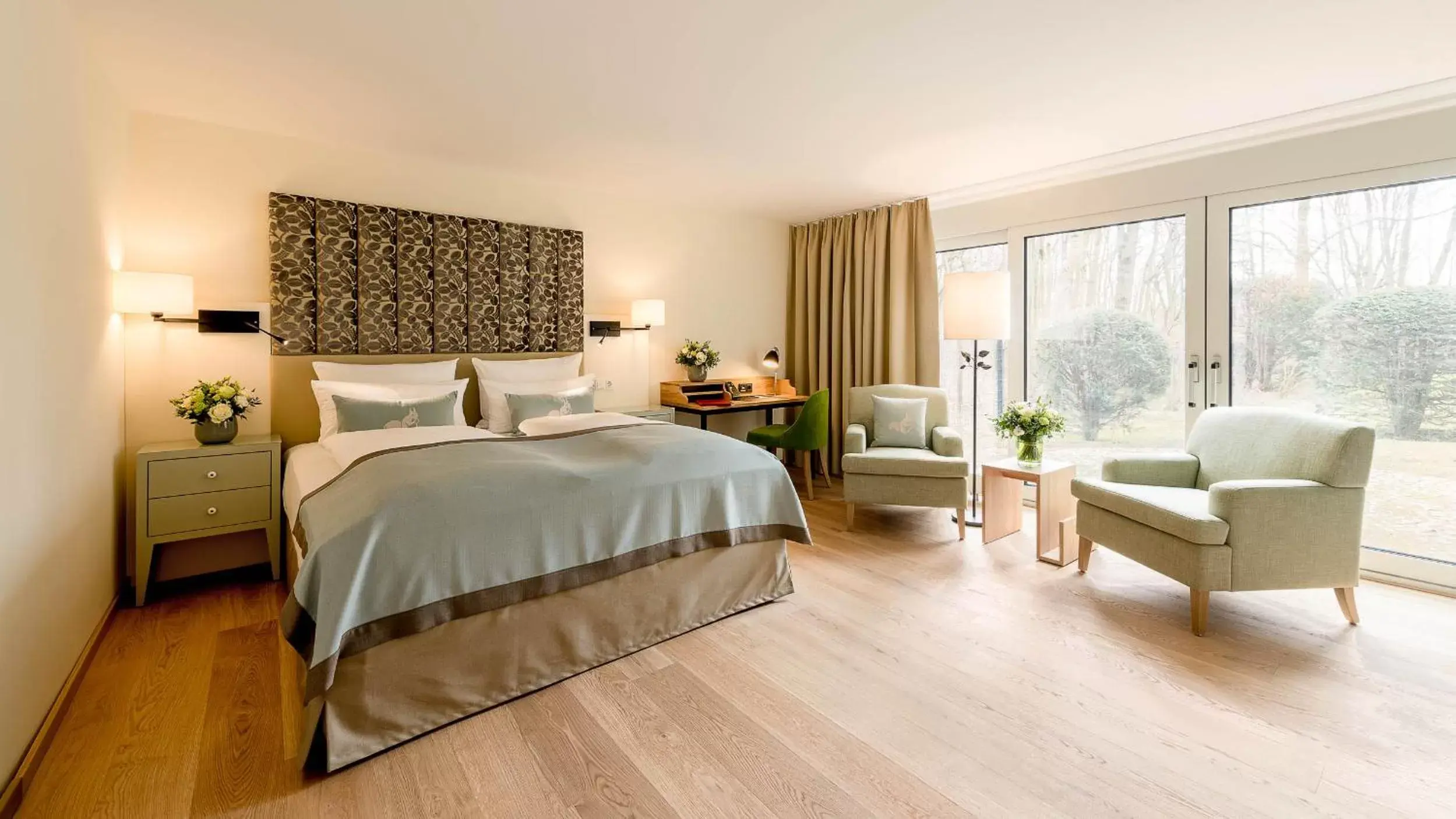 Bed in Parkhotel Rothof Bed in Parkhotel Rothof