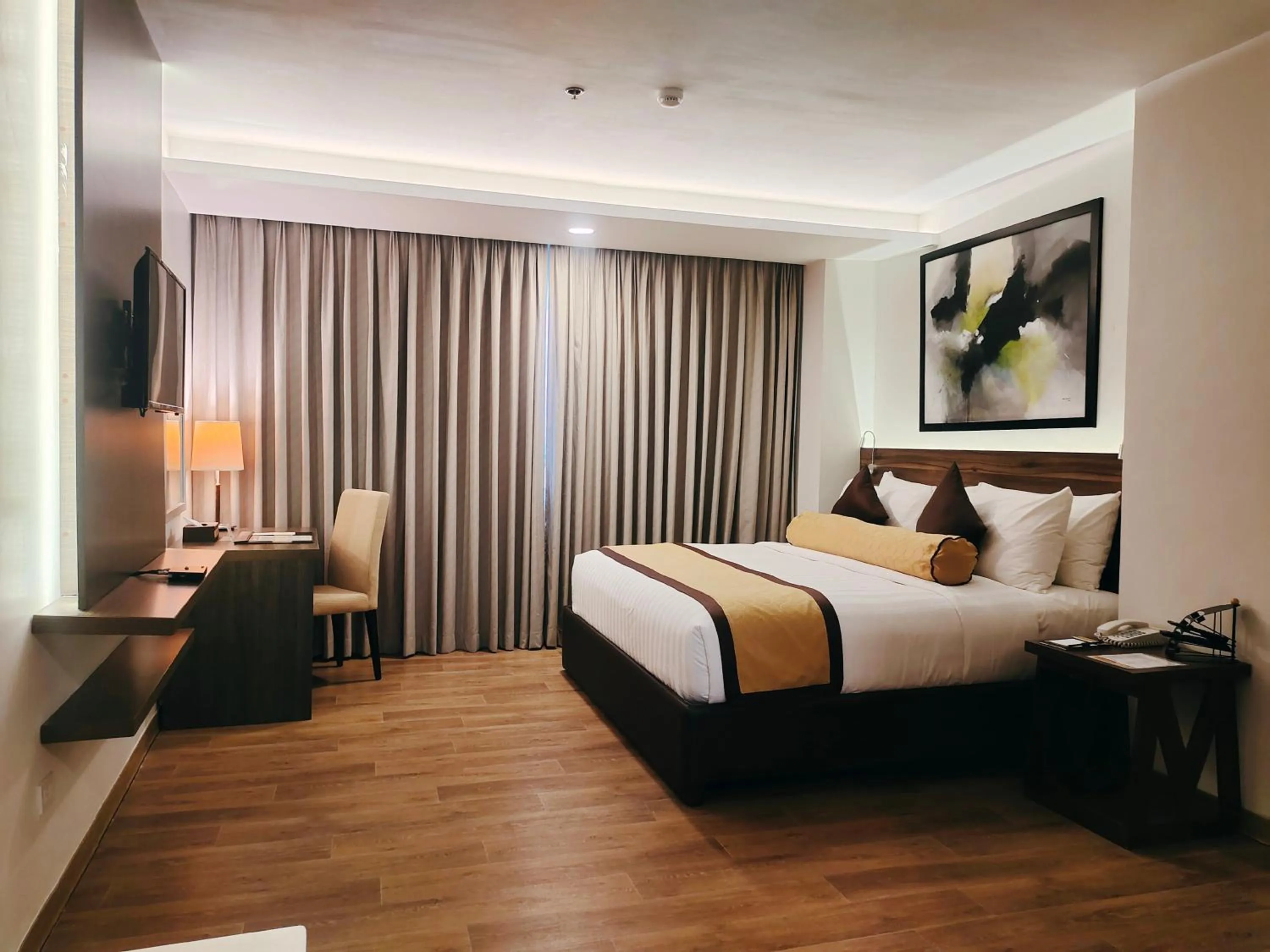 Bed in Hotel Marciano