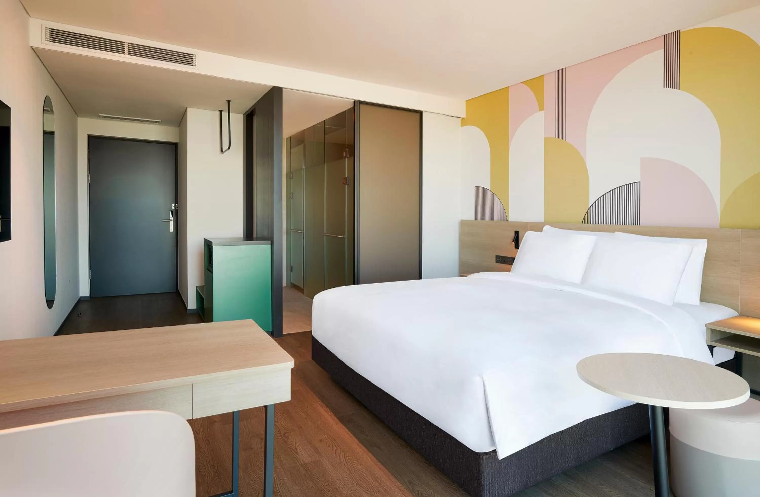 Bed in ibis Styles Ambassador Incheon Airport T2