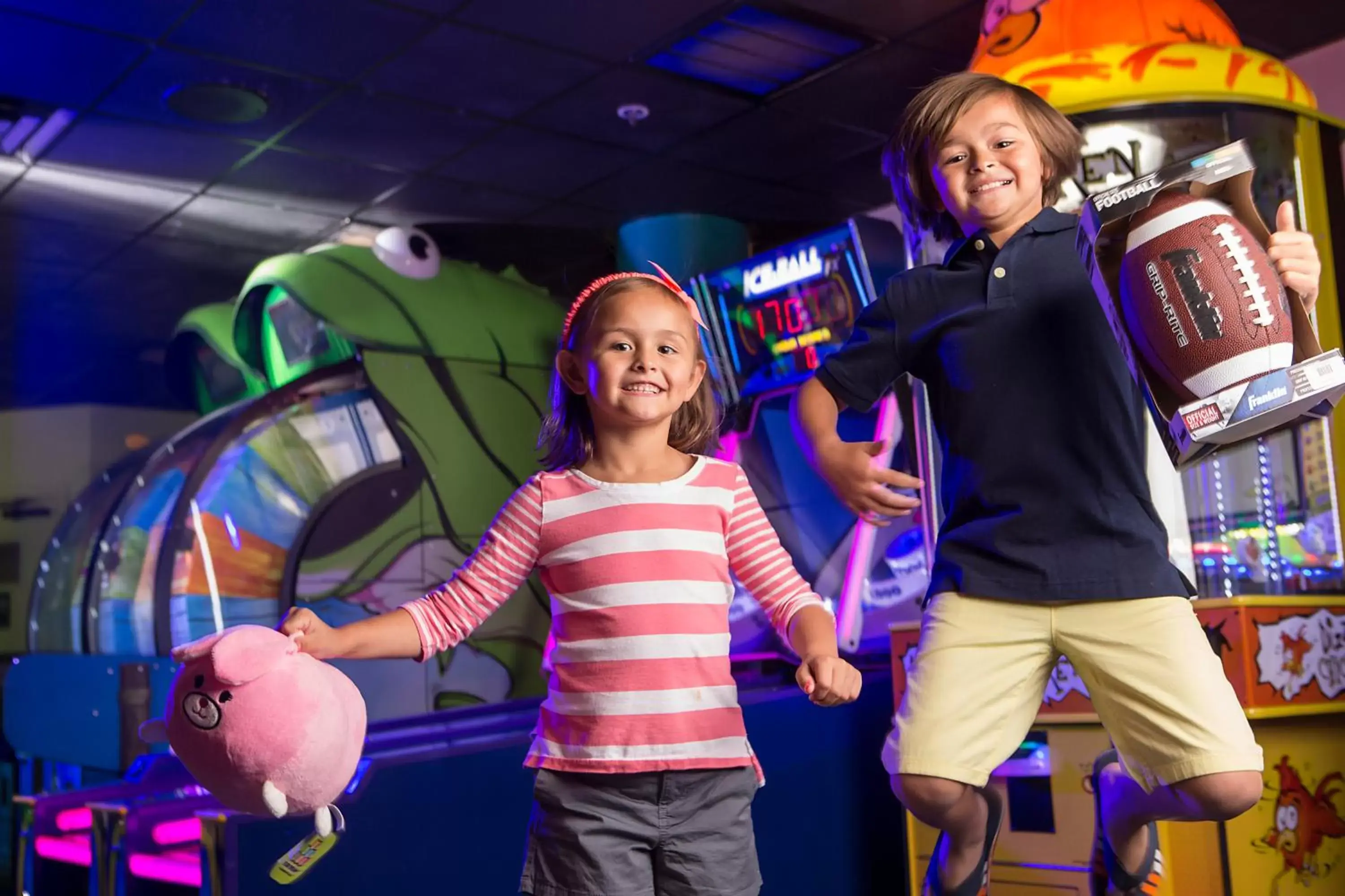 Game Room in Beach Cove Resort